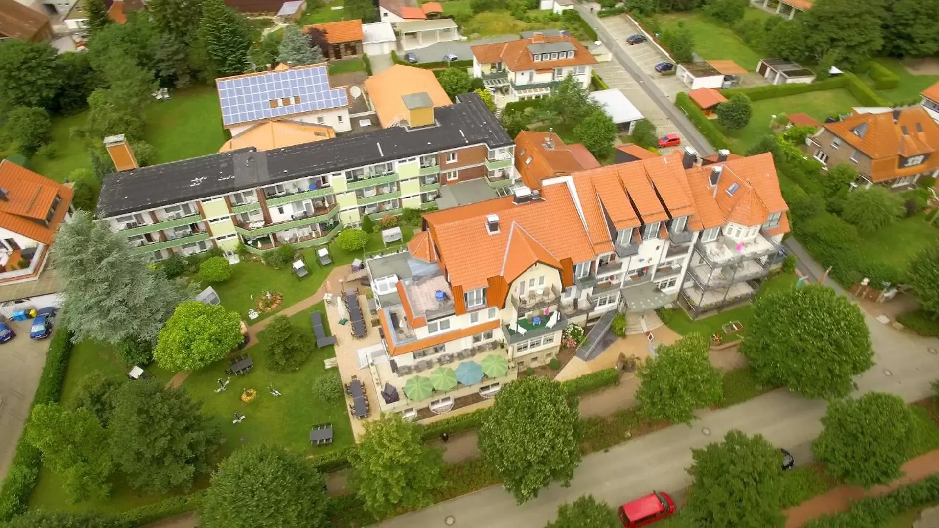 Bird's eye view, Bird's-eye View in Parkhotel Weber-Müller