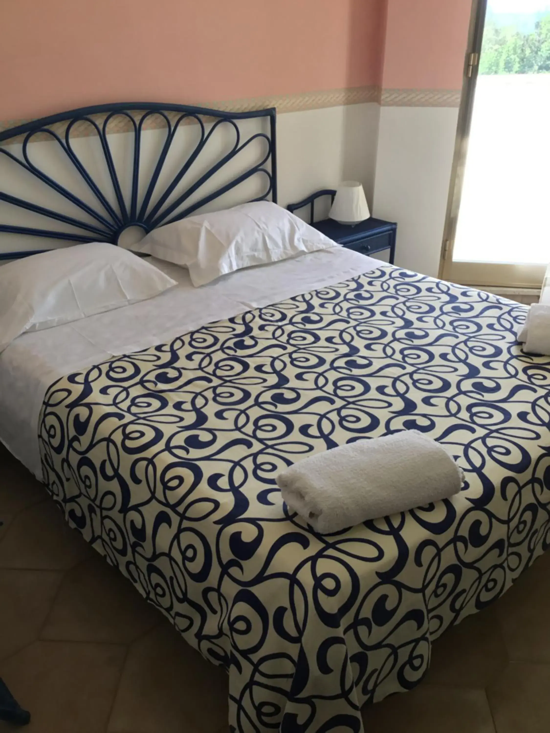 Bed in Hotel Vittorio