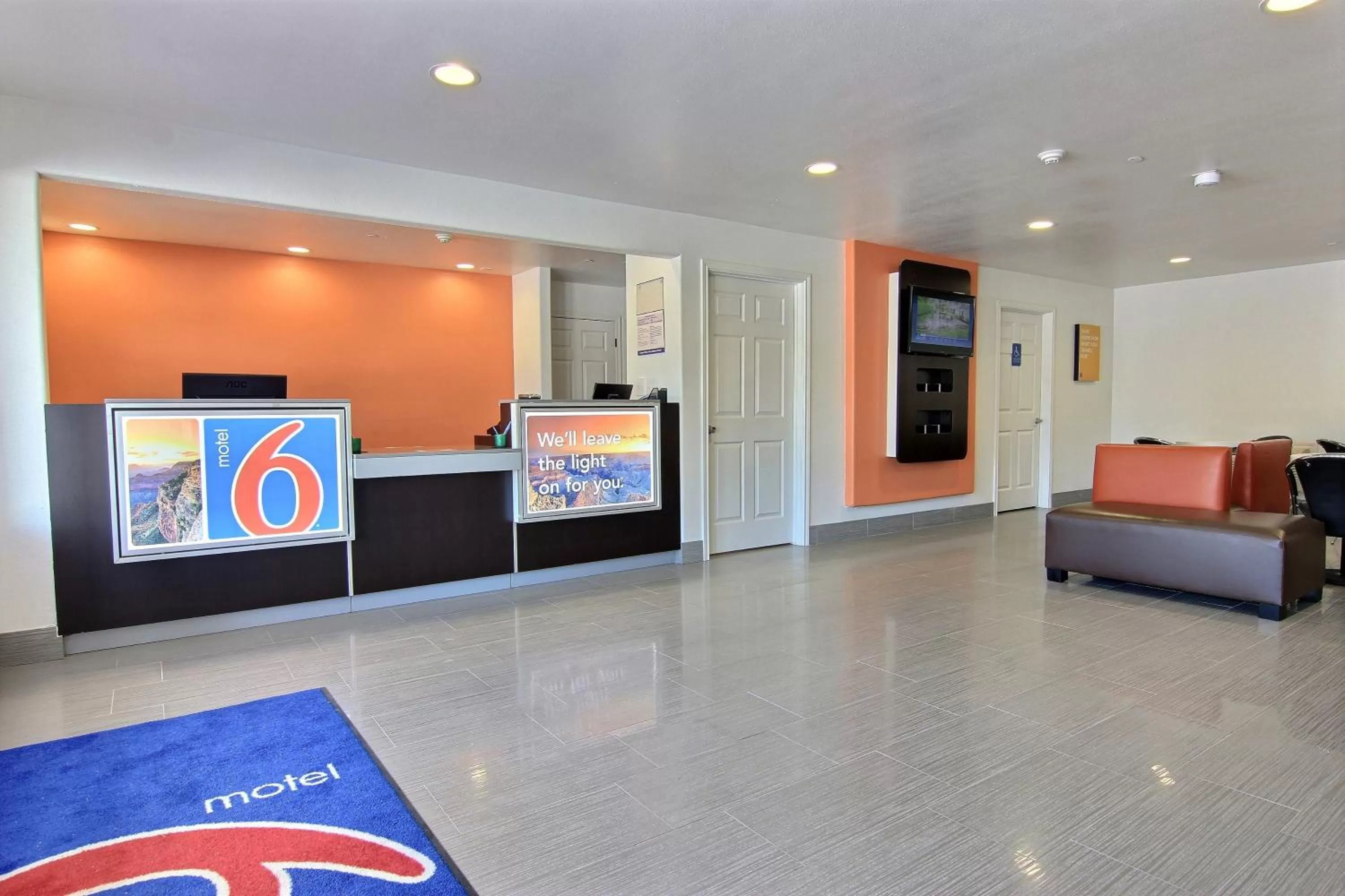 Lobby or reception in Motel 6-Rockport, TX