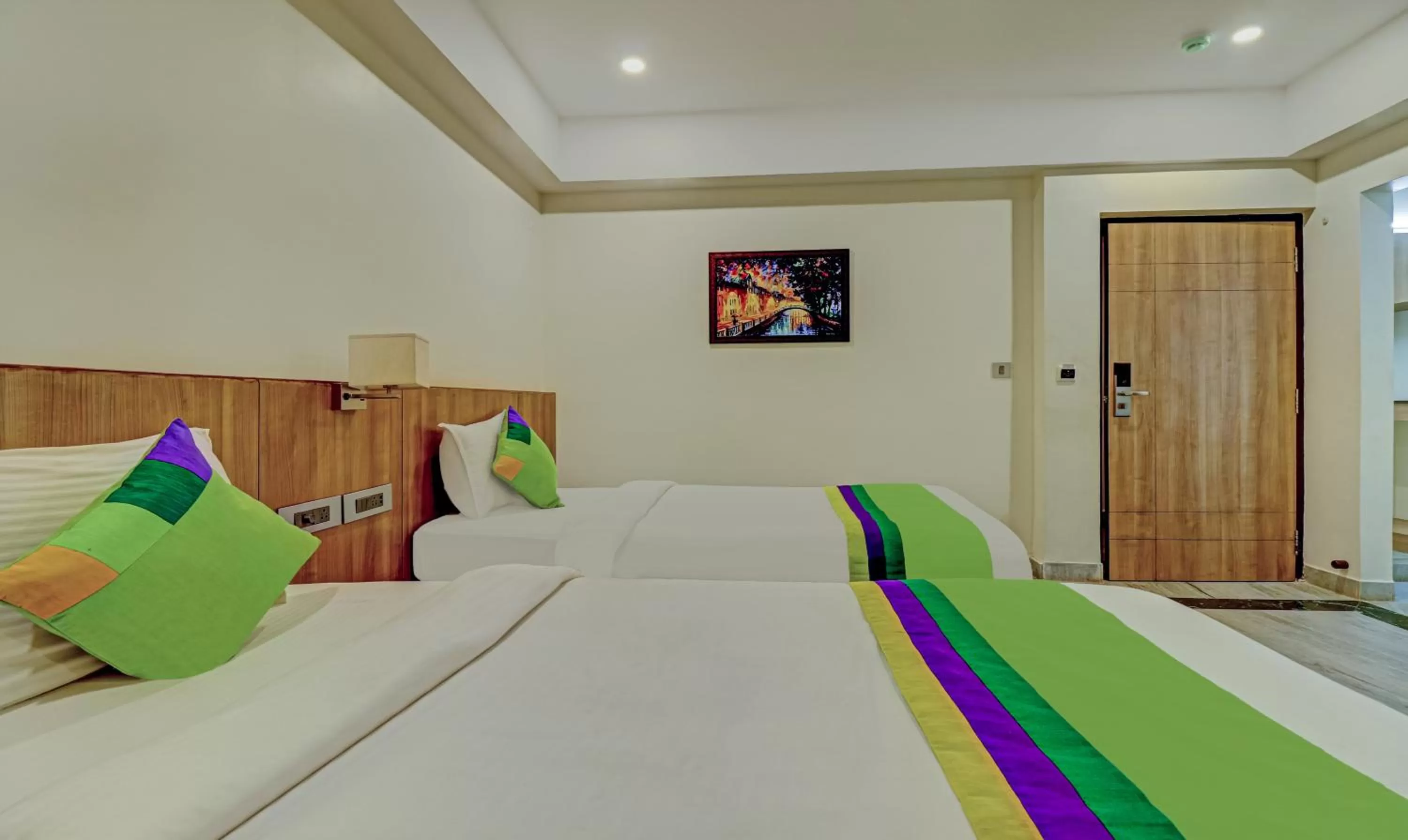 Bedroom, Bed in Treebo Seaesta RK Beach