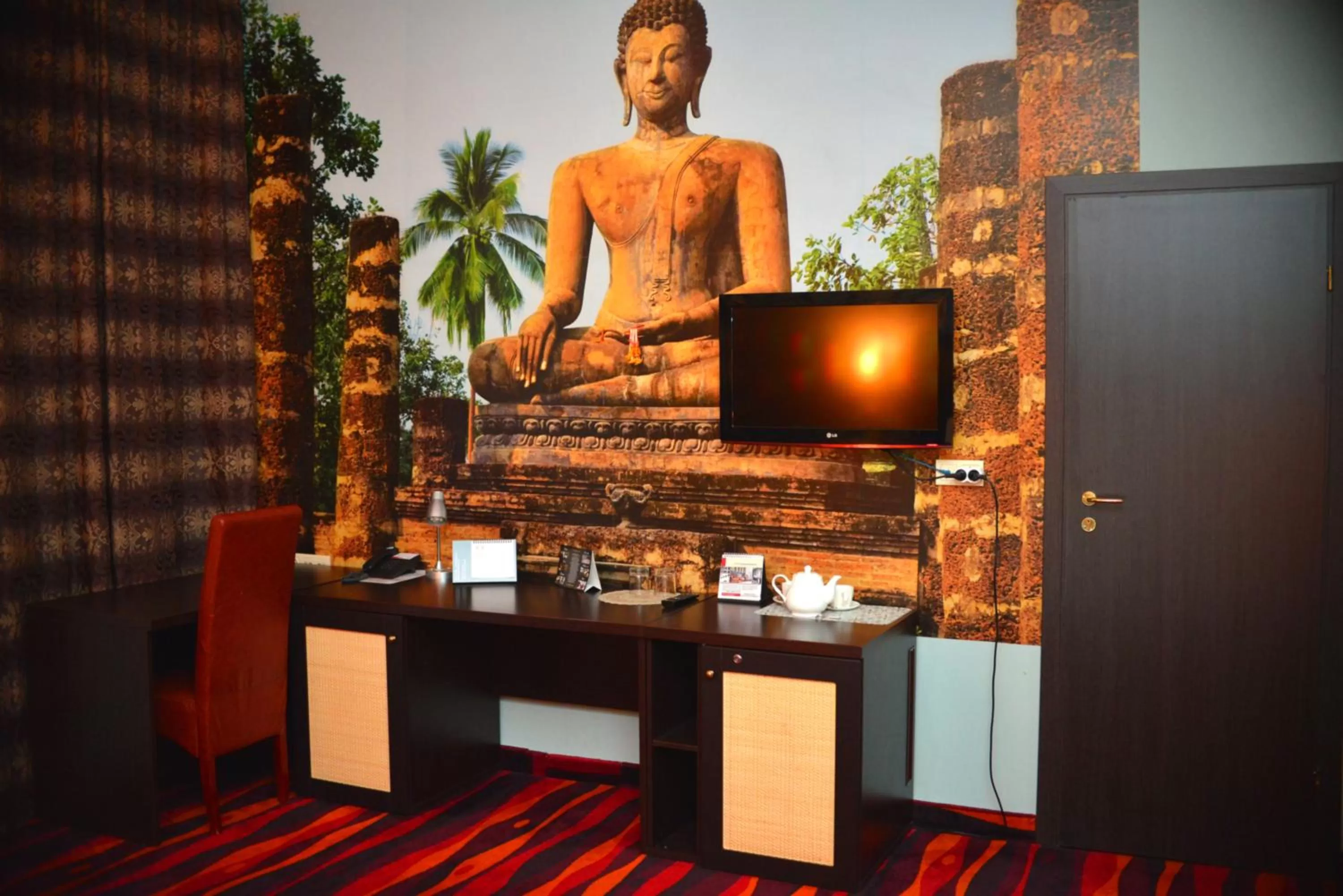 Communal lounge/ TV room, TV/Entertainment Center in Sapar Standart Hotel