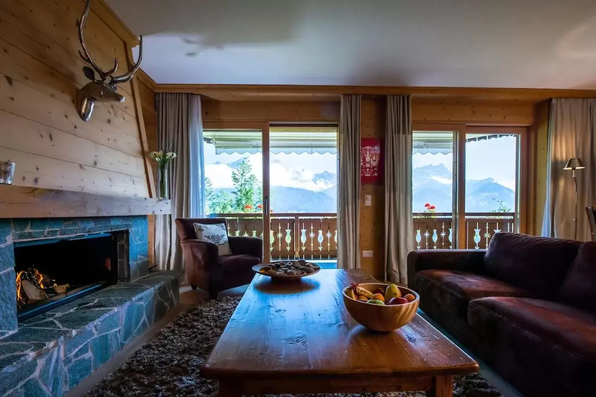 Seating Area in Chalet RoyAlp Hôtel & Spa