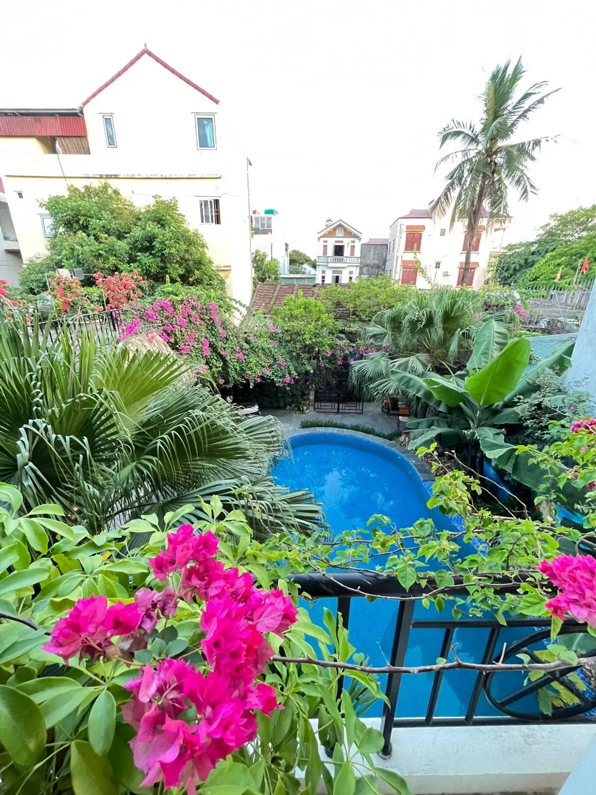 Pool view in Tam Coc Full House Homestay Pool view in Tam Coc Full House Homestay