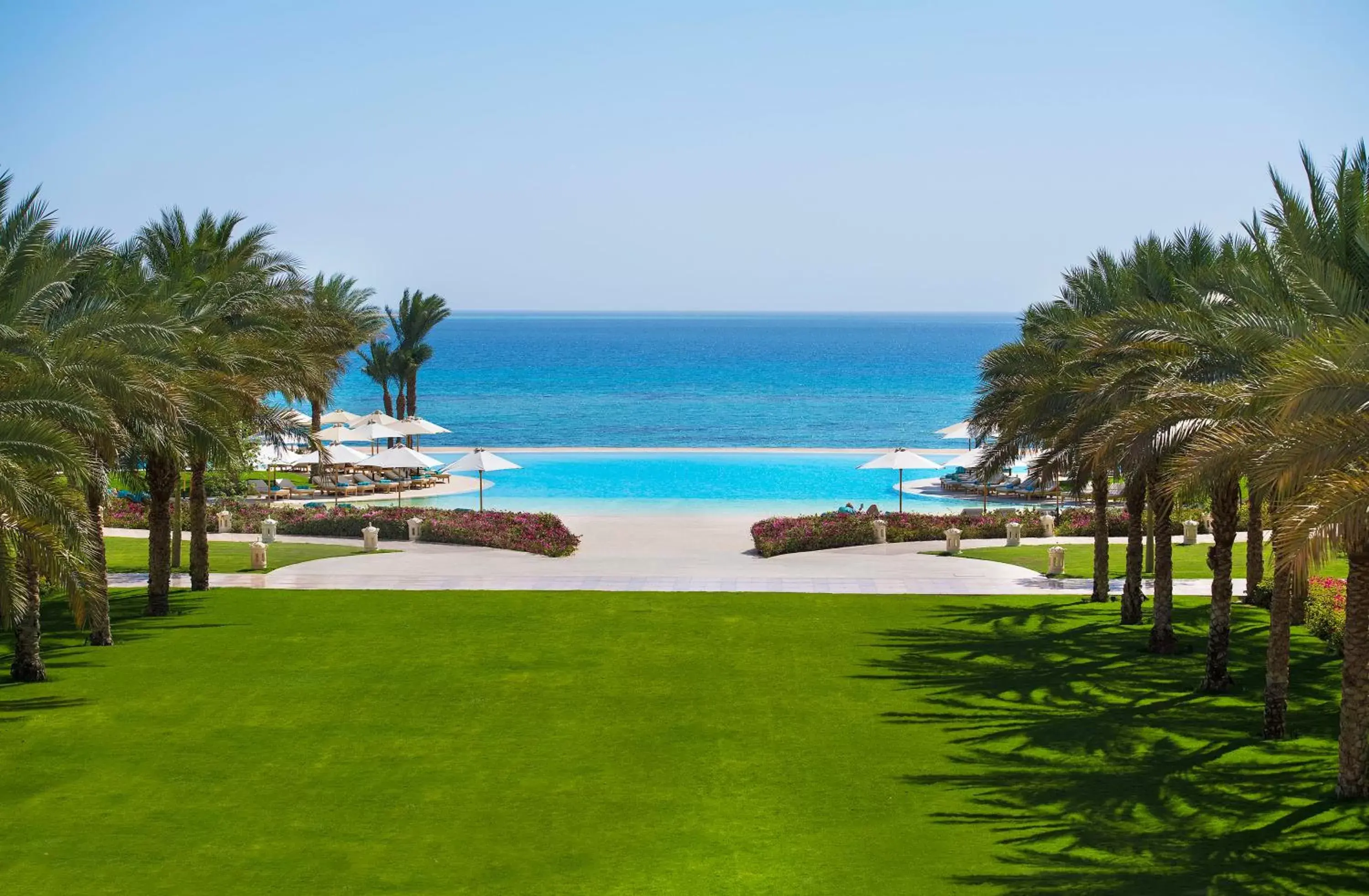 Pool view in Baron Palace Sahl Hasheesh