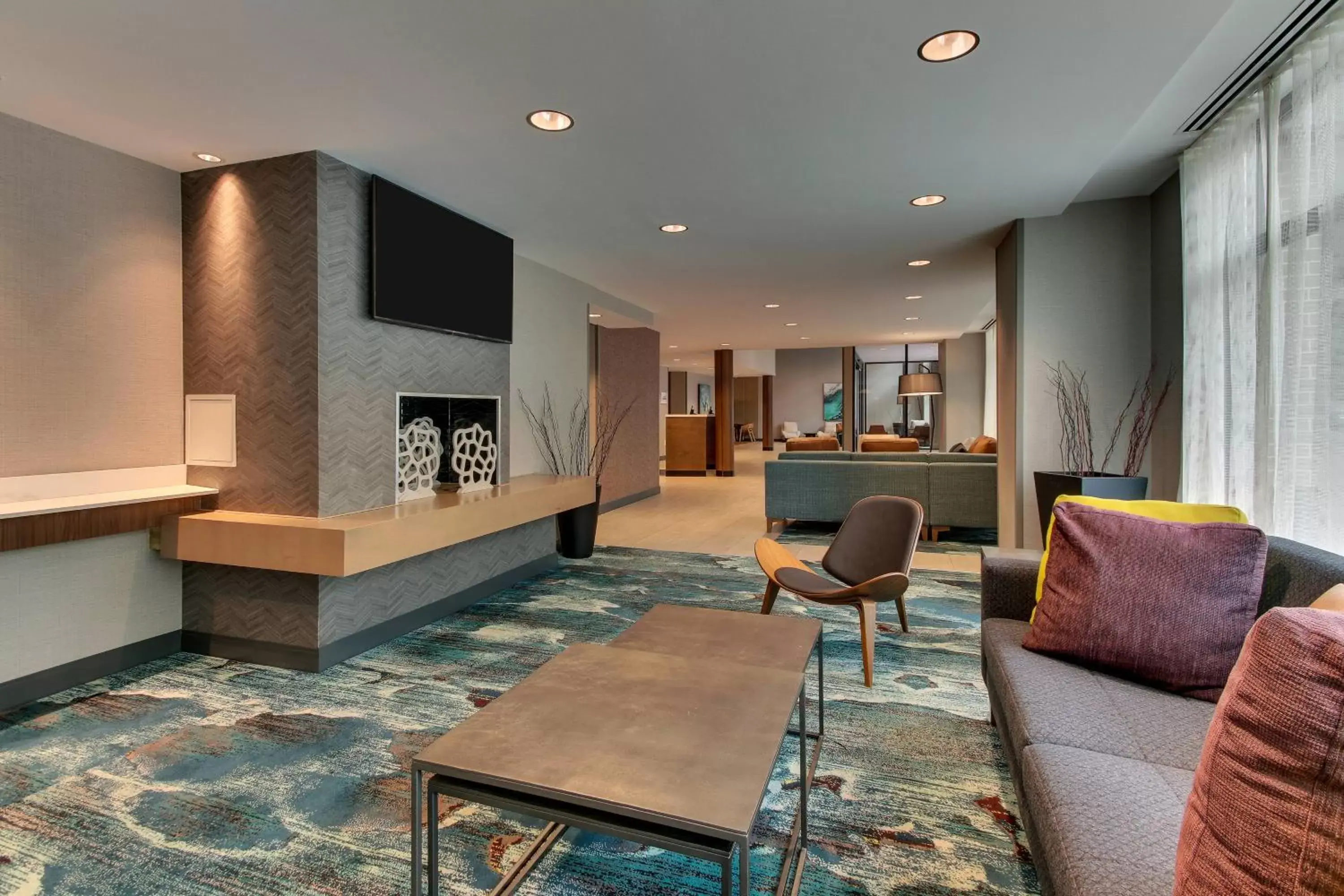 Lobby or reception, Seating Area in Fairfield Inn & Suites by Marriott Birmingham Downtown