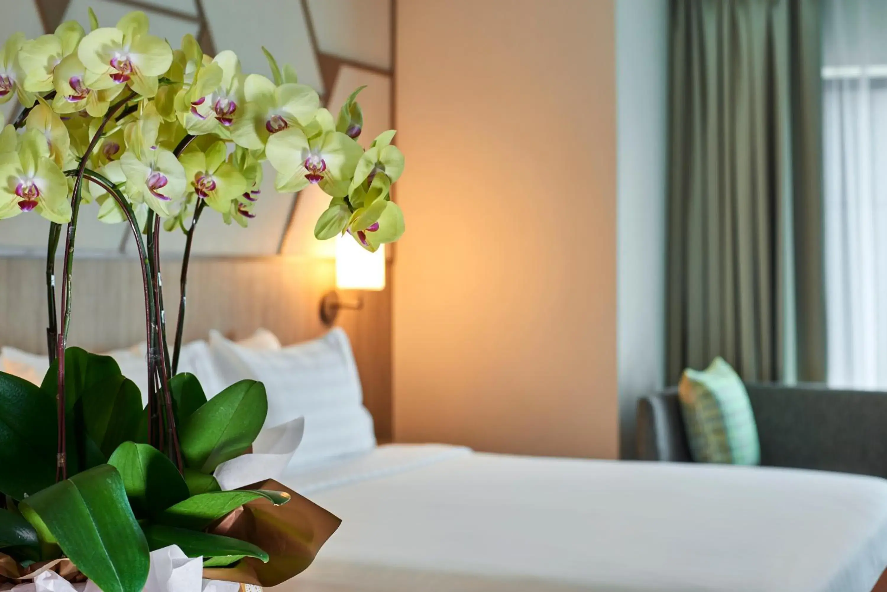 Decorative detail, Bed in Swiss-Garden Hotel Bukit Bintang Kuala Lumpur