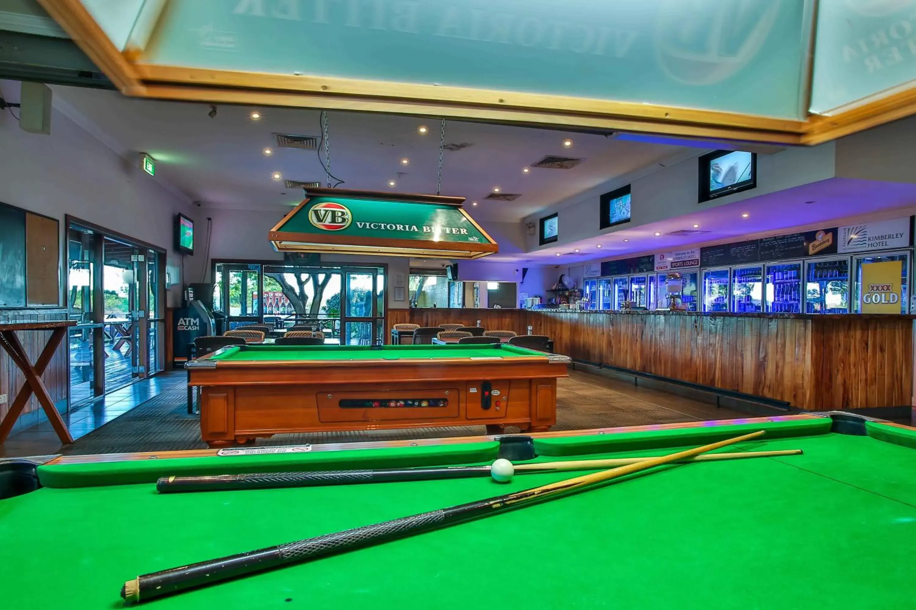 Billiard, Billiards in Kimberley Hotel