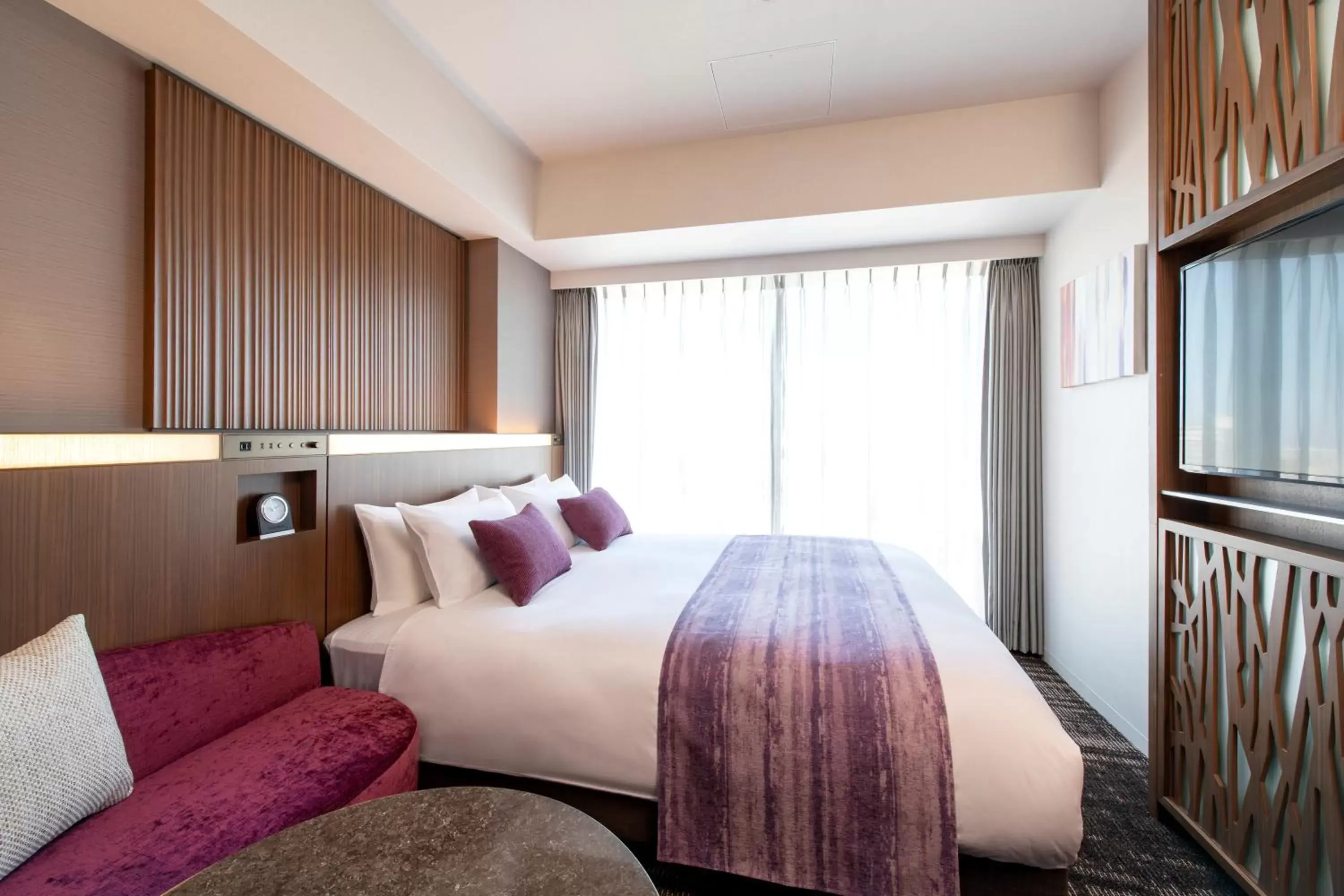 Bed in Hotel GrandBach Sendai