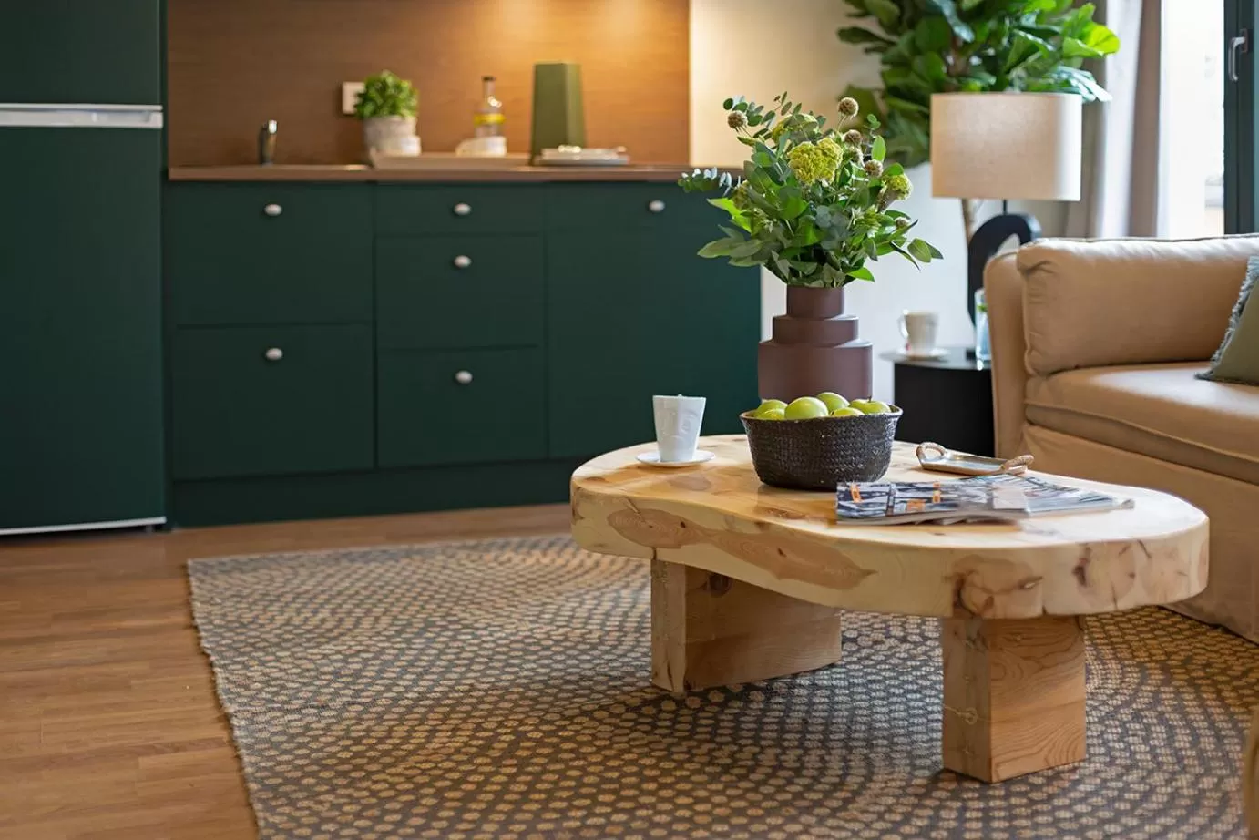 Kitchen or kitchenette in Hospedium Hotel La Farm