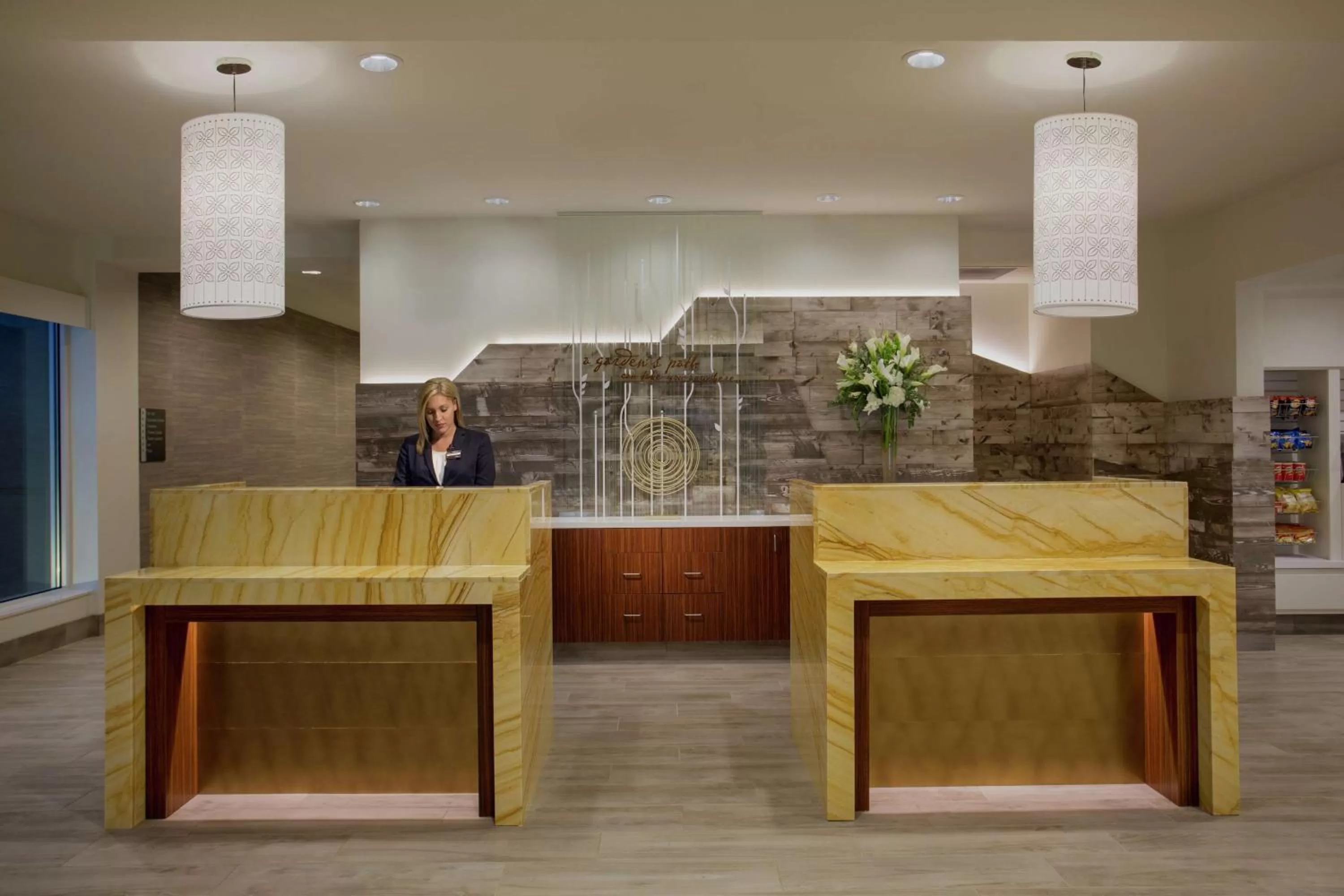 Lobby or reception in Hilton Garden Inn Lubbock