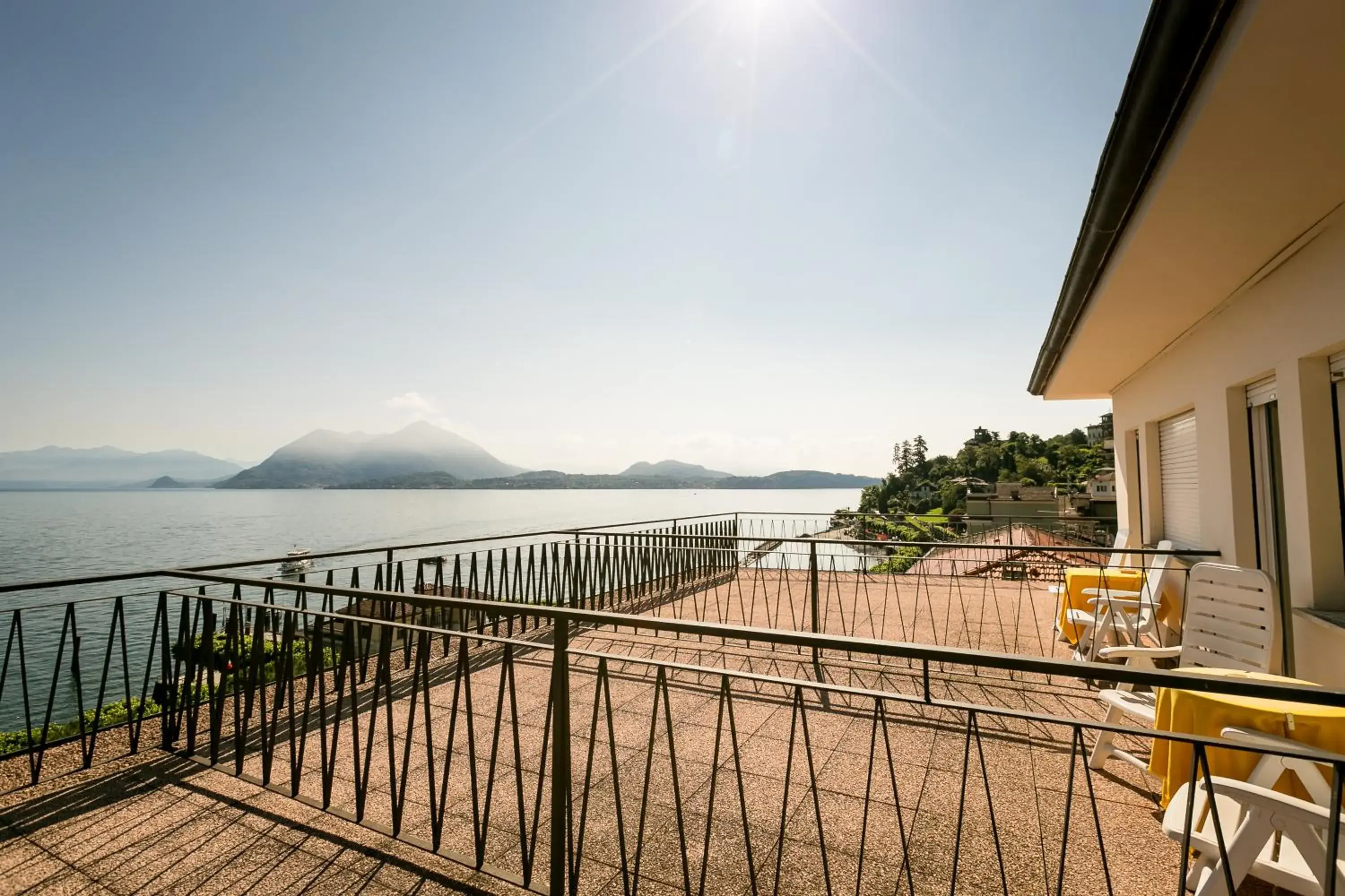 Lake view, Balcony/Terrace in Hotel Milan Speranza Au Lac