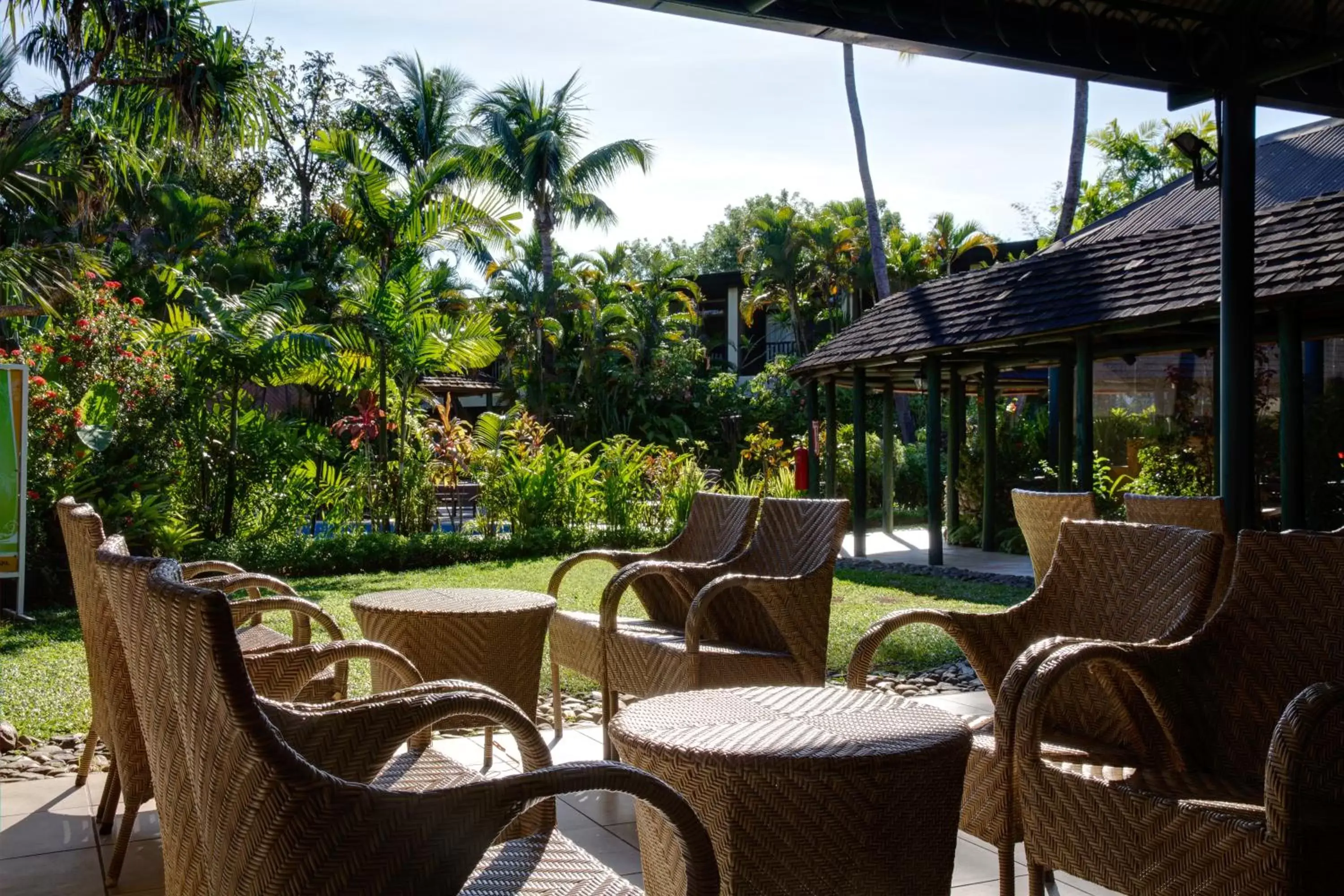 Balcony/Terrace in Tanoa International Hotel