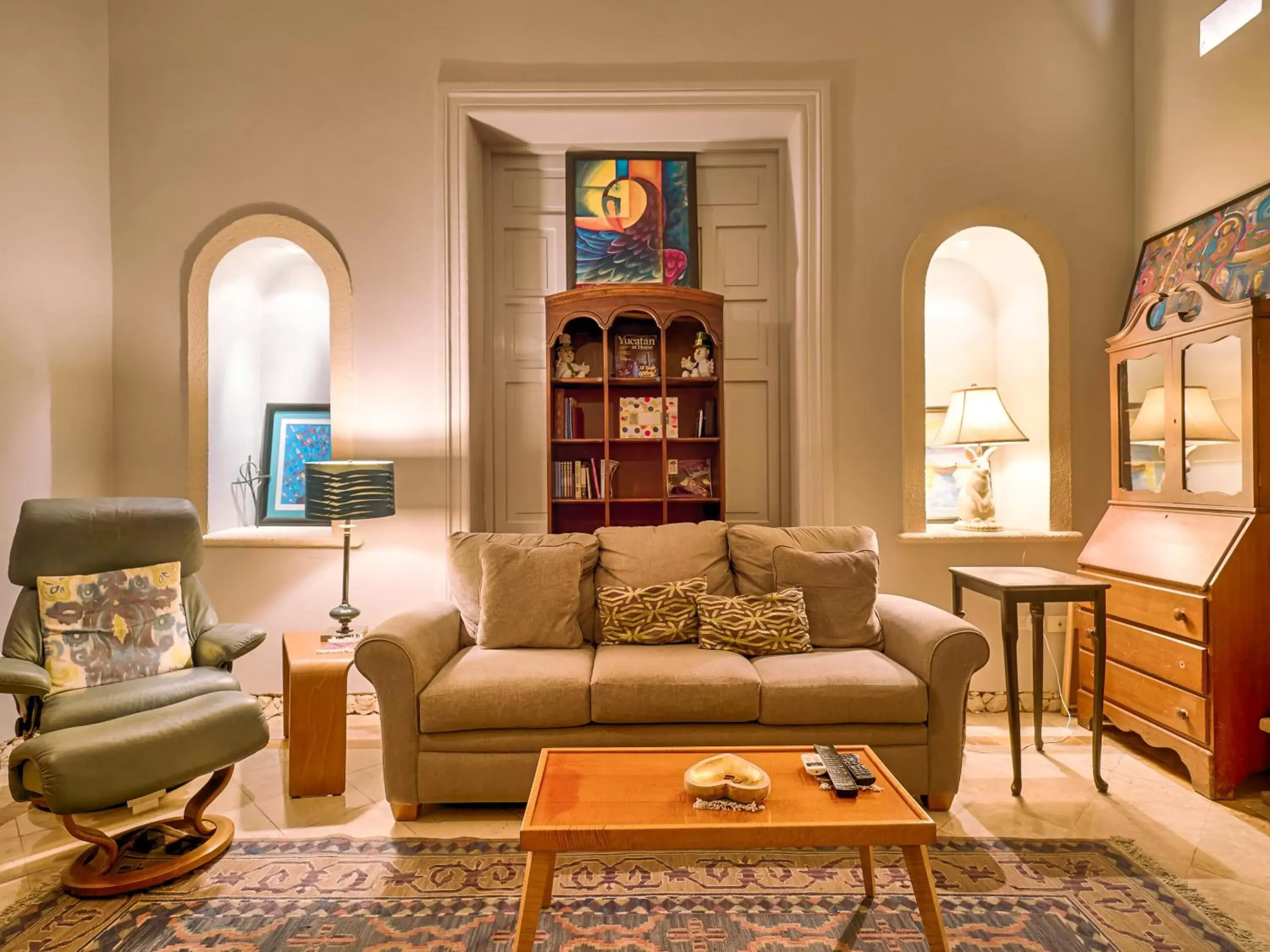 Seating Area in Casona 66 Merida Boutique Hotel