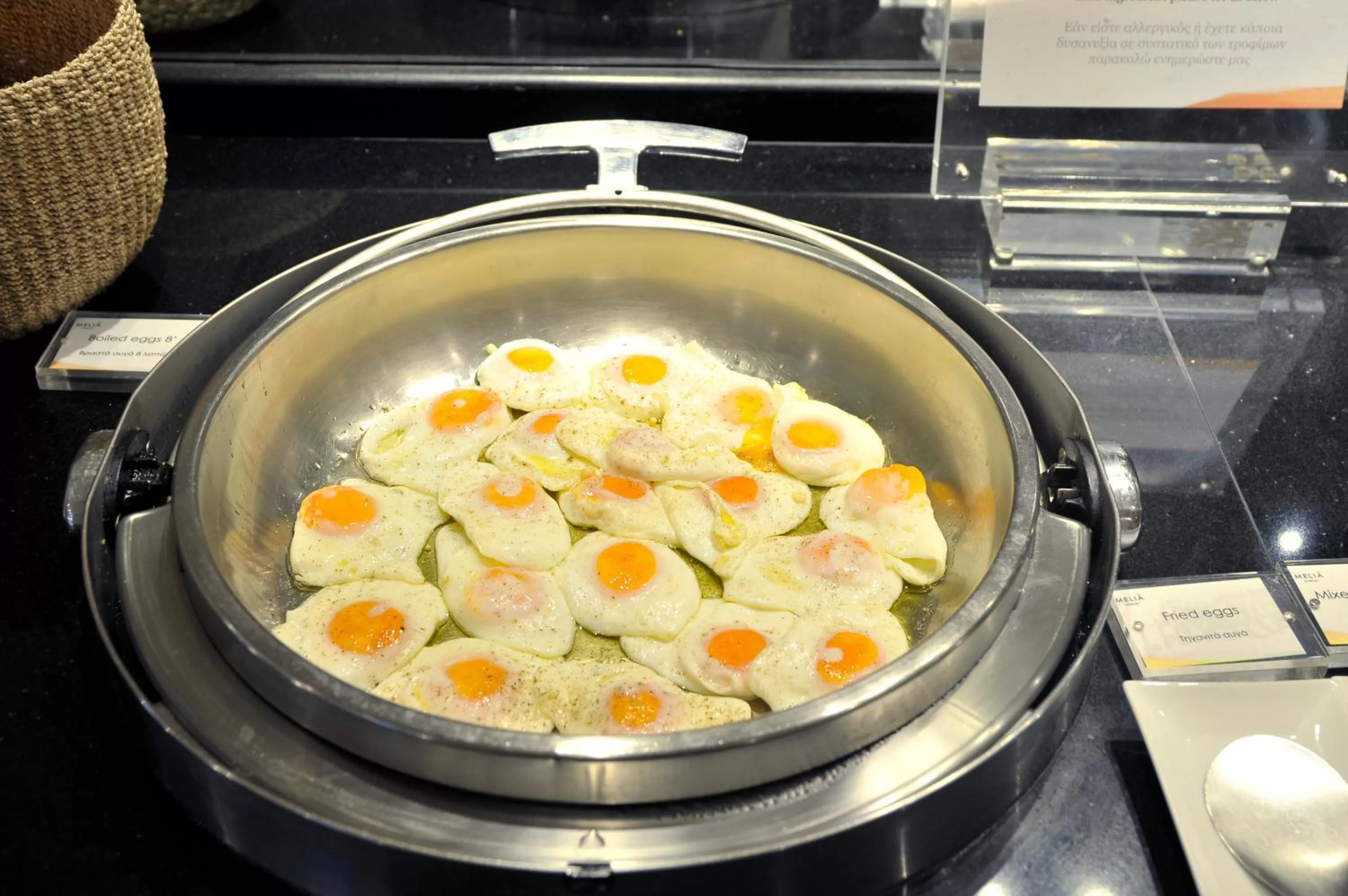 Buffet breakfast in Melia Athens