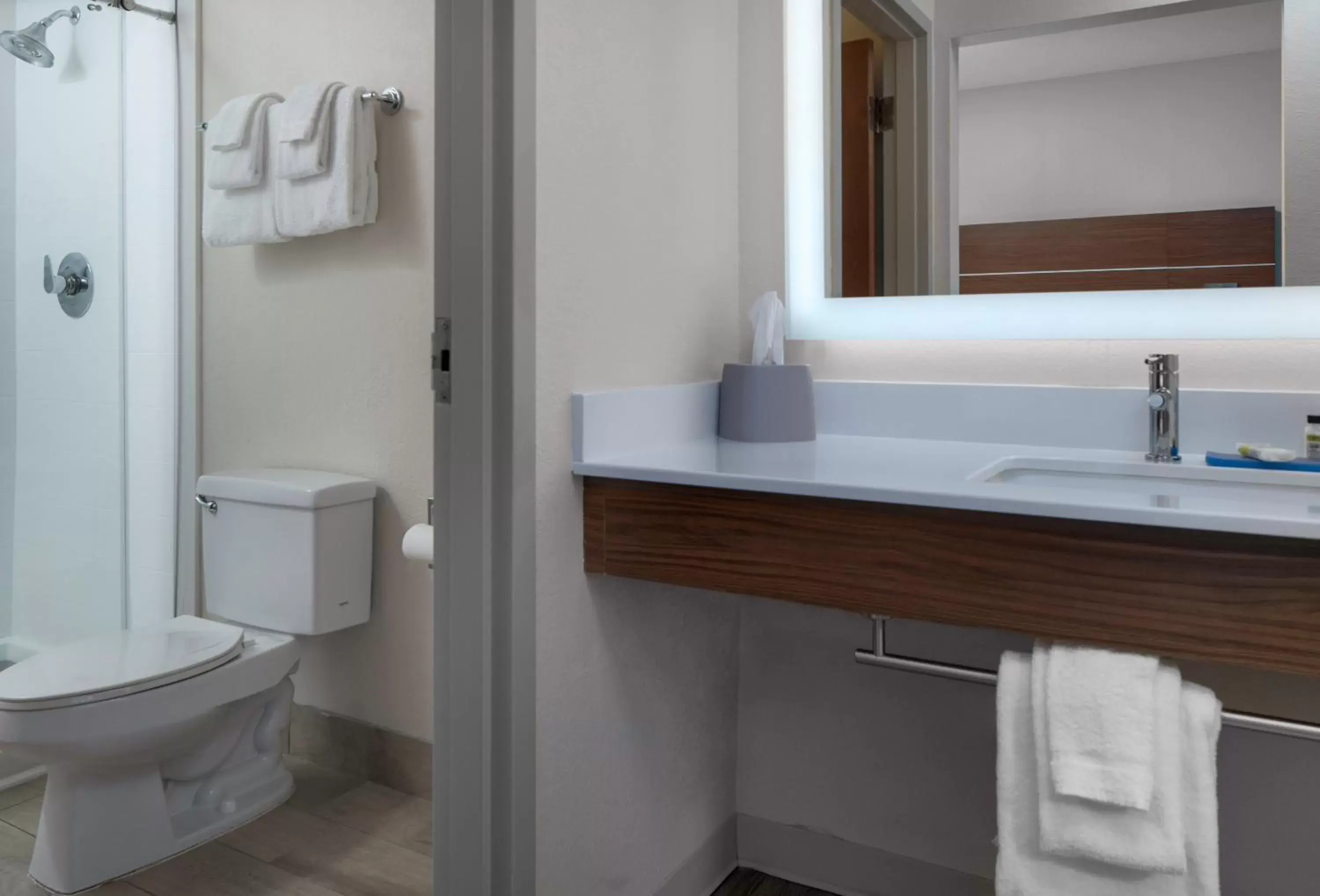 Shower, Bathroom in Holiday Inn Express North Myrtle Beach - Little River, an IHG Hotel
