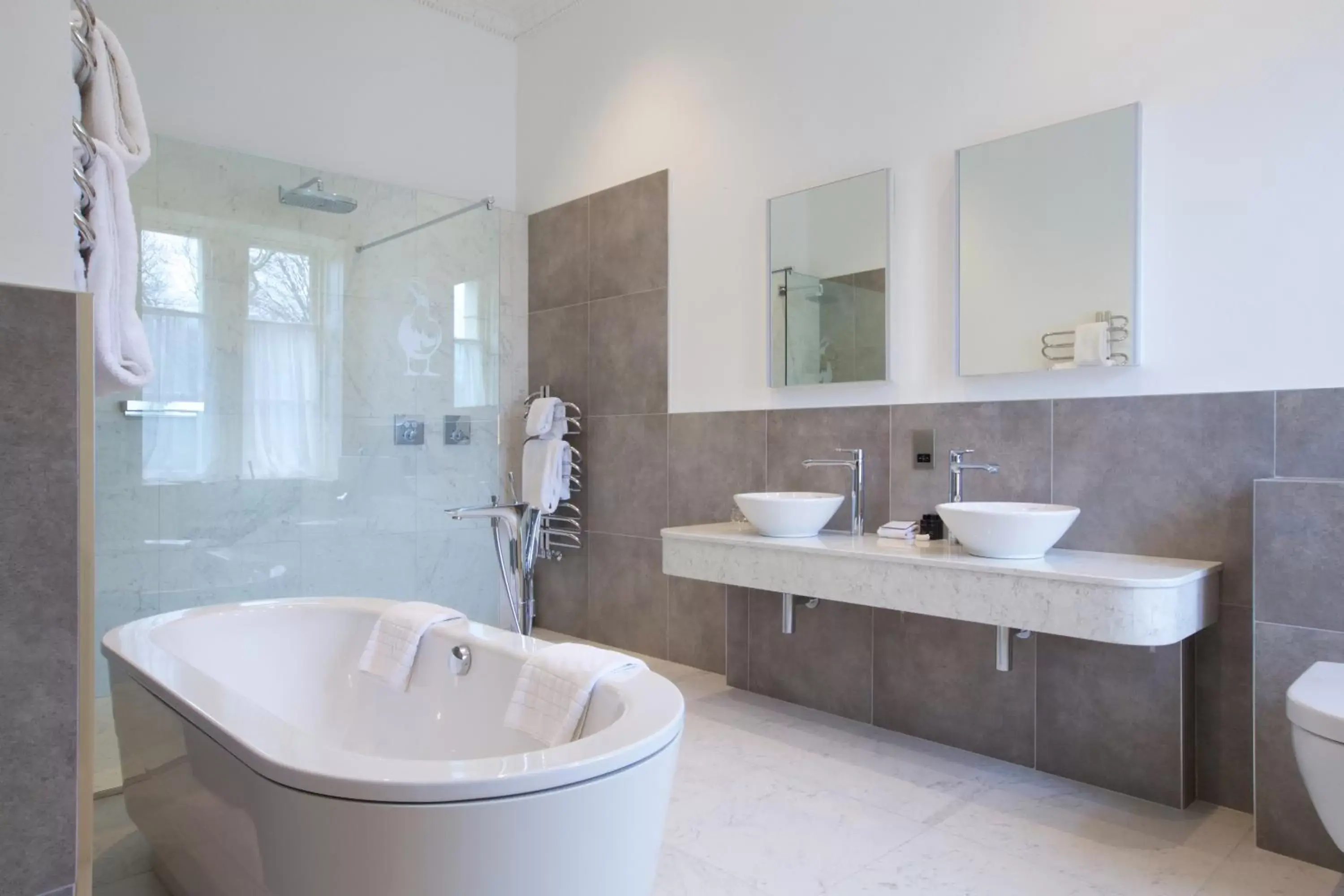 Bathroom in Storrs Hall Hotel