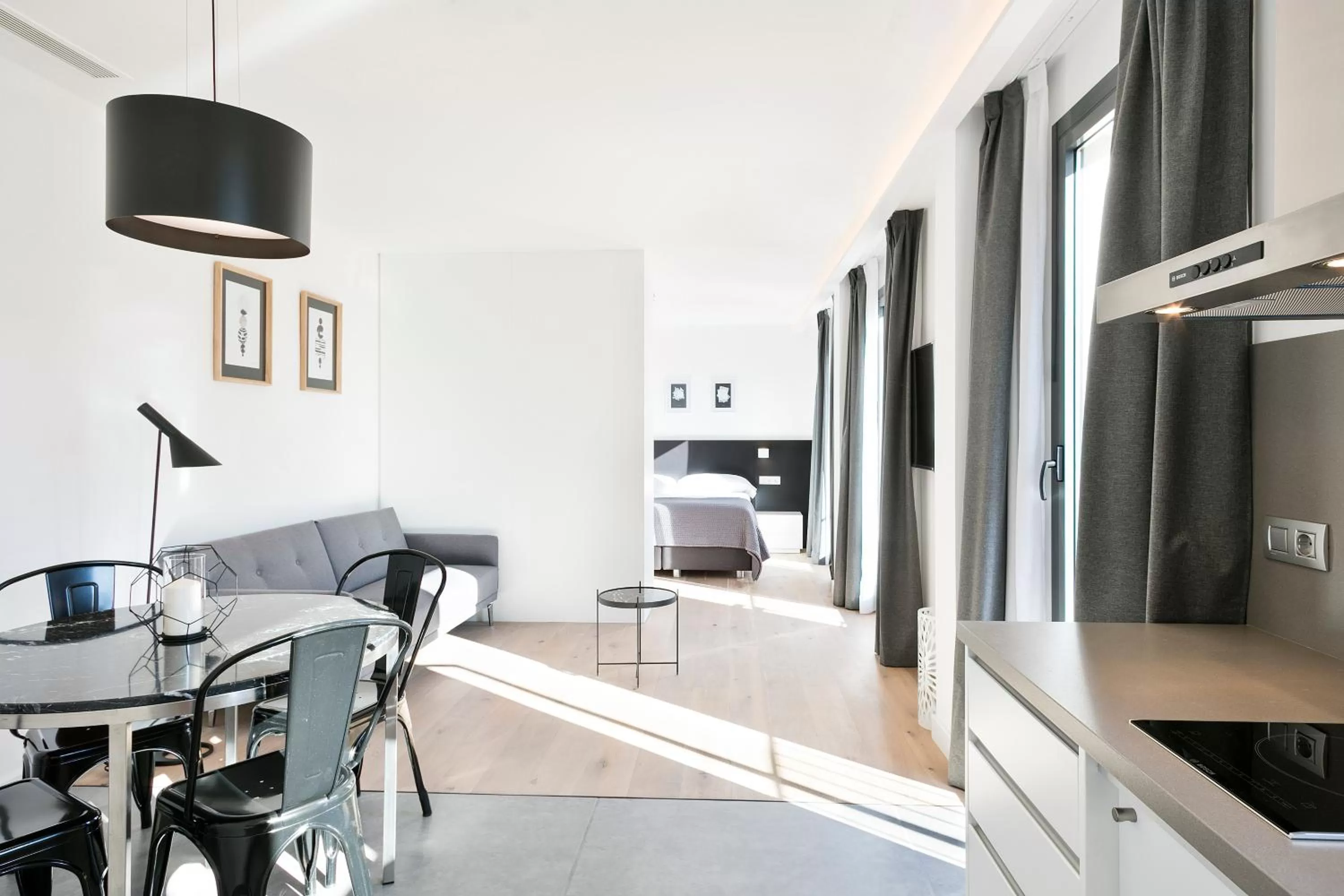 Kitchen or kitchenette in Murmuri Residence Mercader