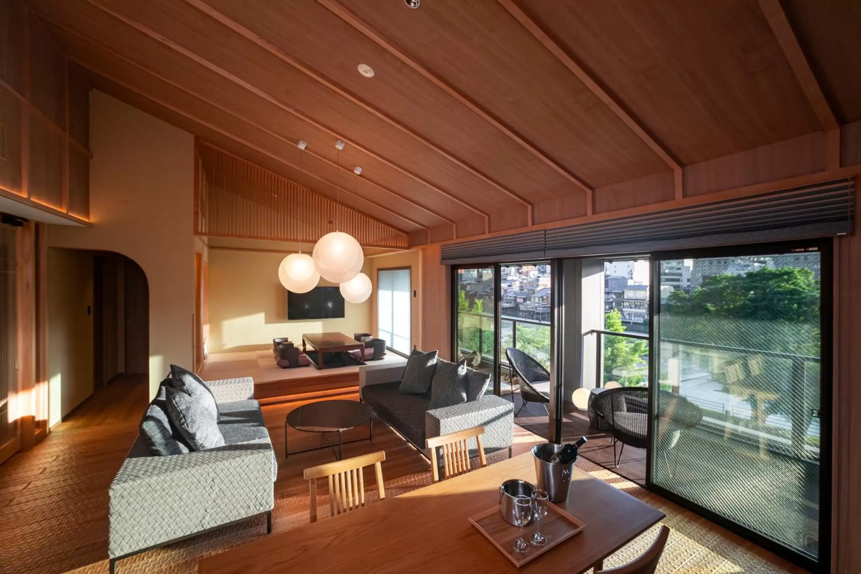 Living room, Seating Area in Rinn Gion Shirakawa