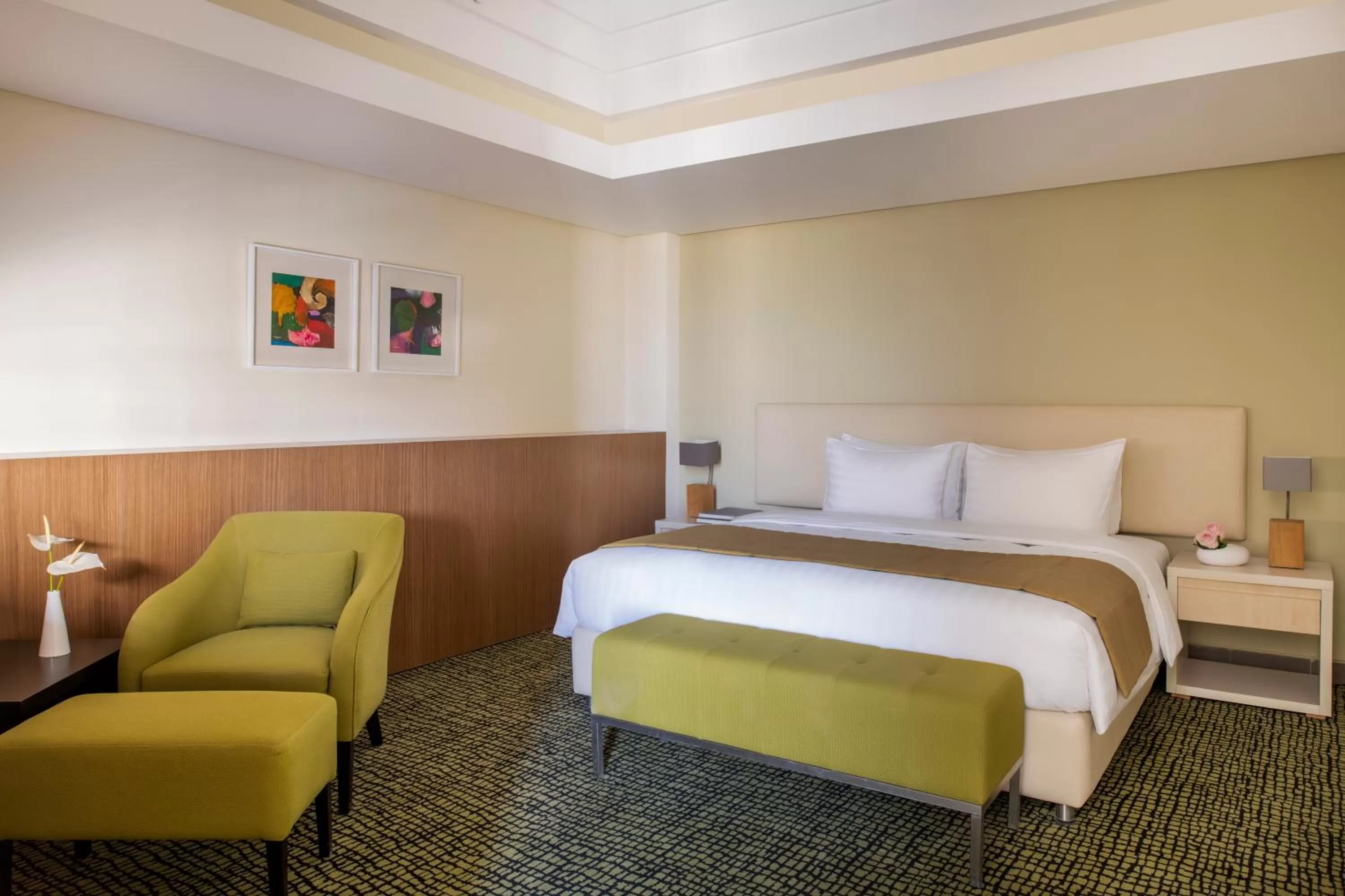 Bed in Bristoria Hotel Erbil