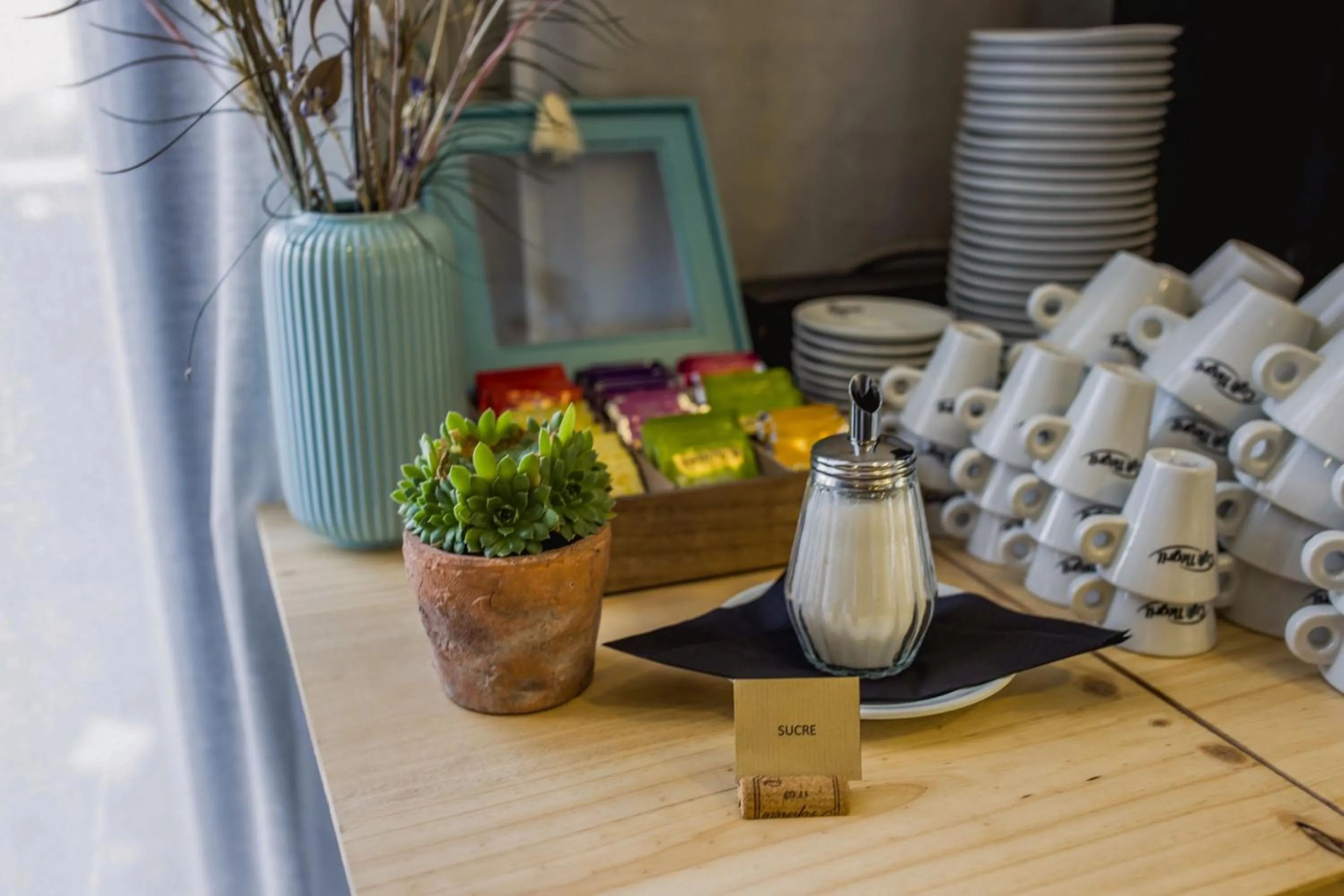 Continental breakfast in Hotel Gascogne