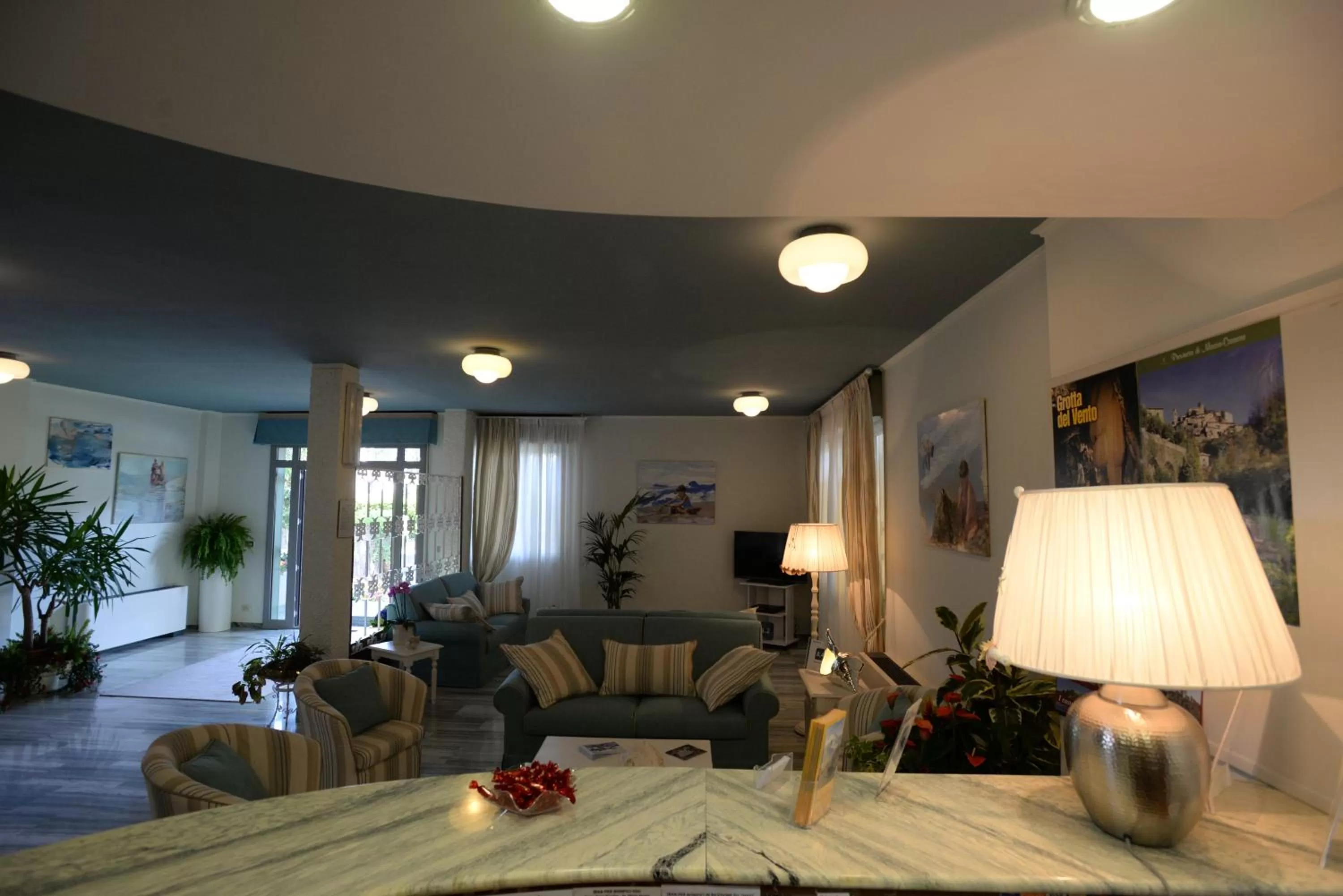 Lobby or reception in Hotel Giulio Cesare