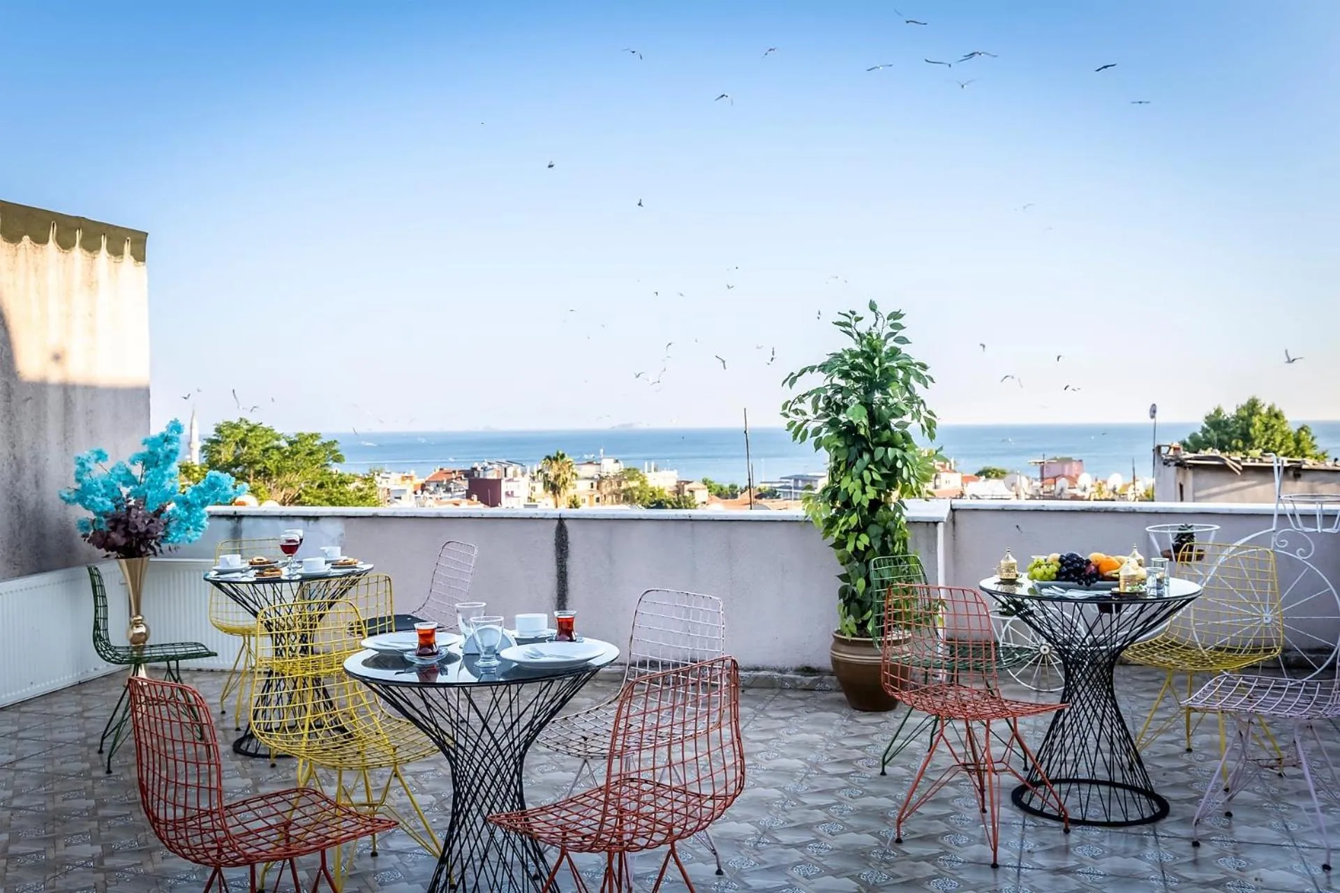 Balcony/Terrace in Kadirga Antik Hotel - Sultanahmet
