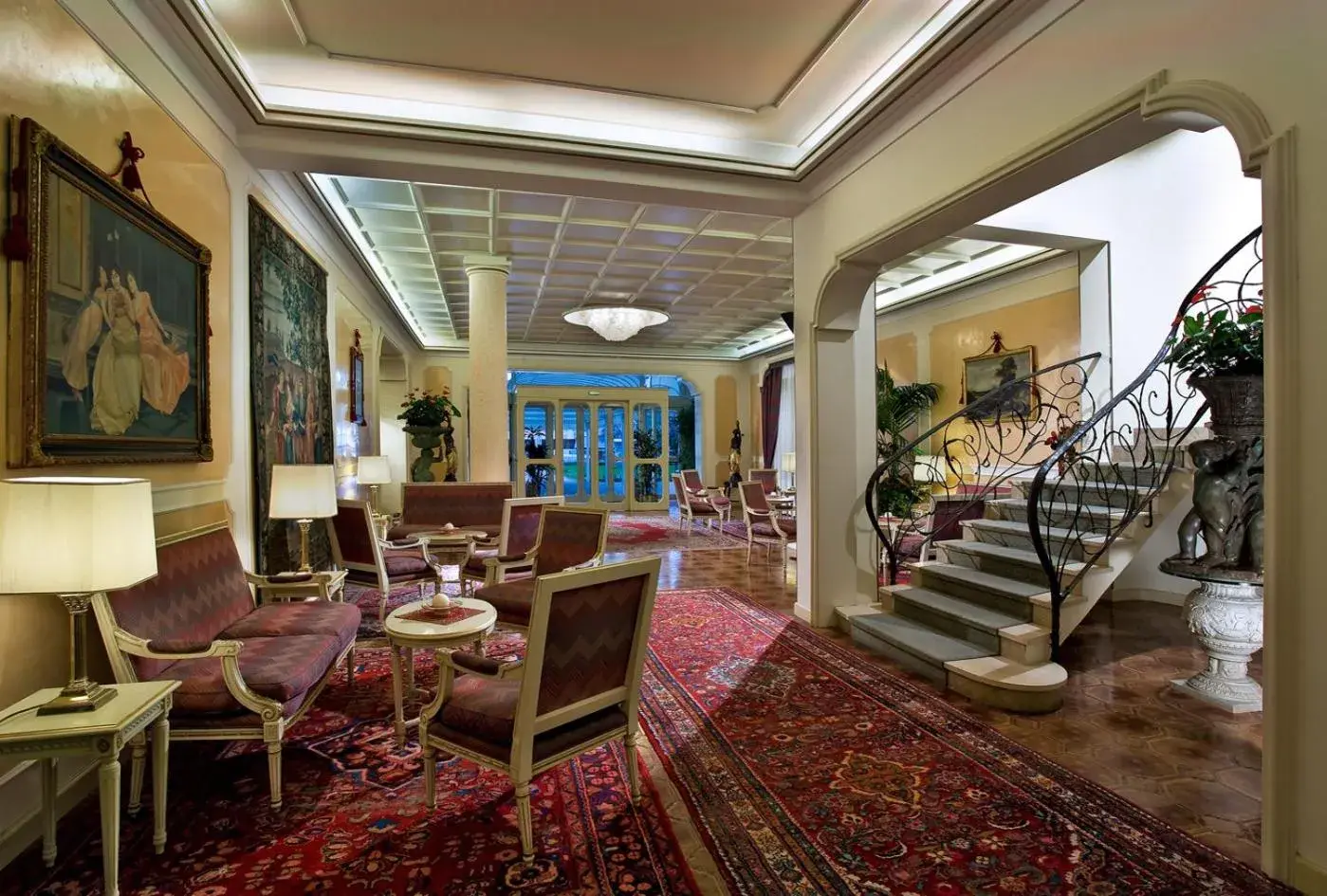 Lobby or reception in Hotel Quisisana Terme Lobby or reception in Hotel Quisisana Terme