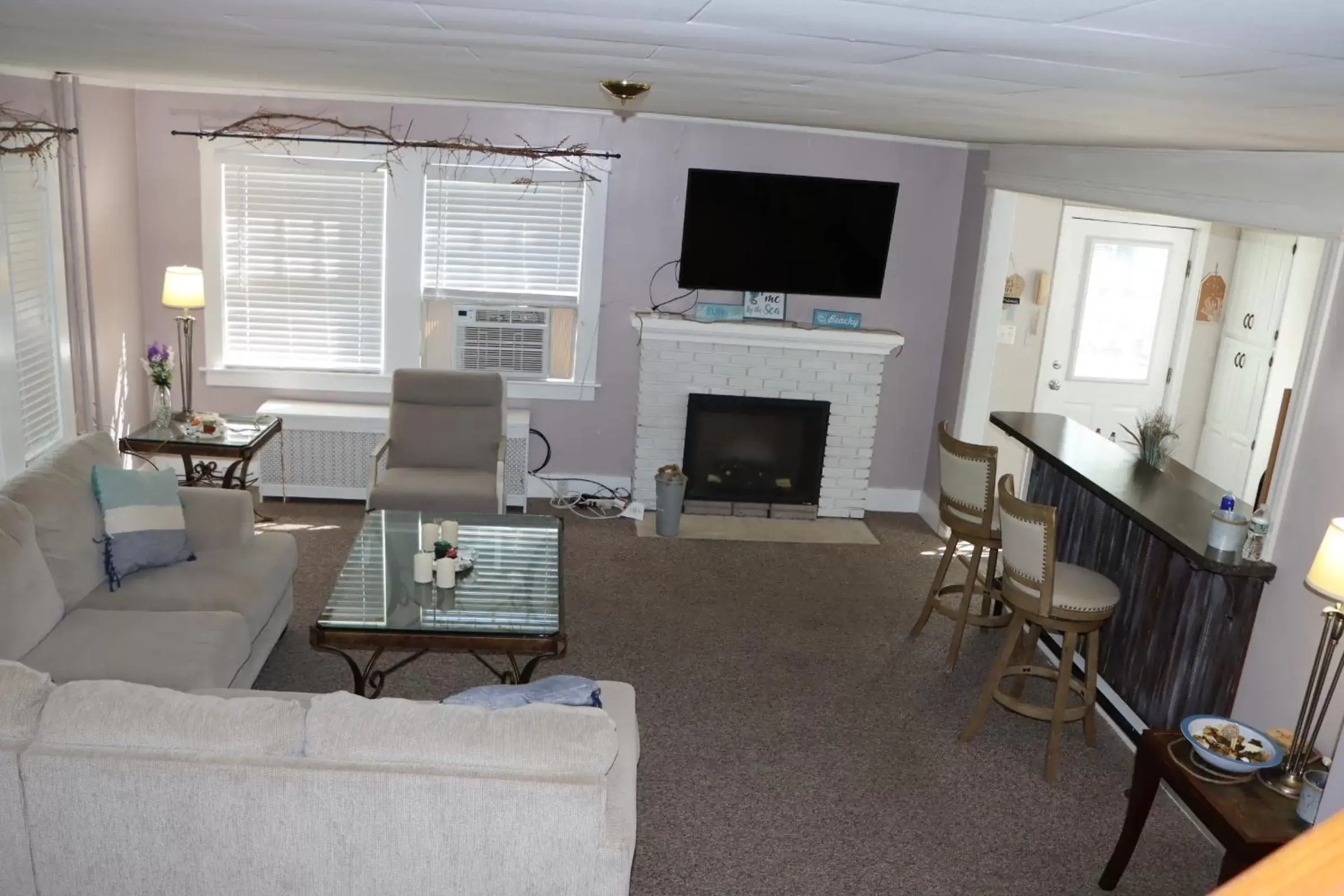 Living room, Seating Area in Sea View Motel