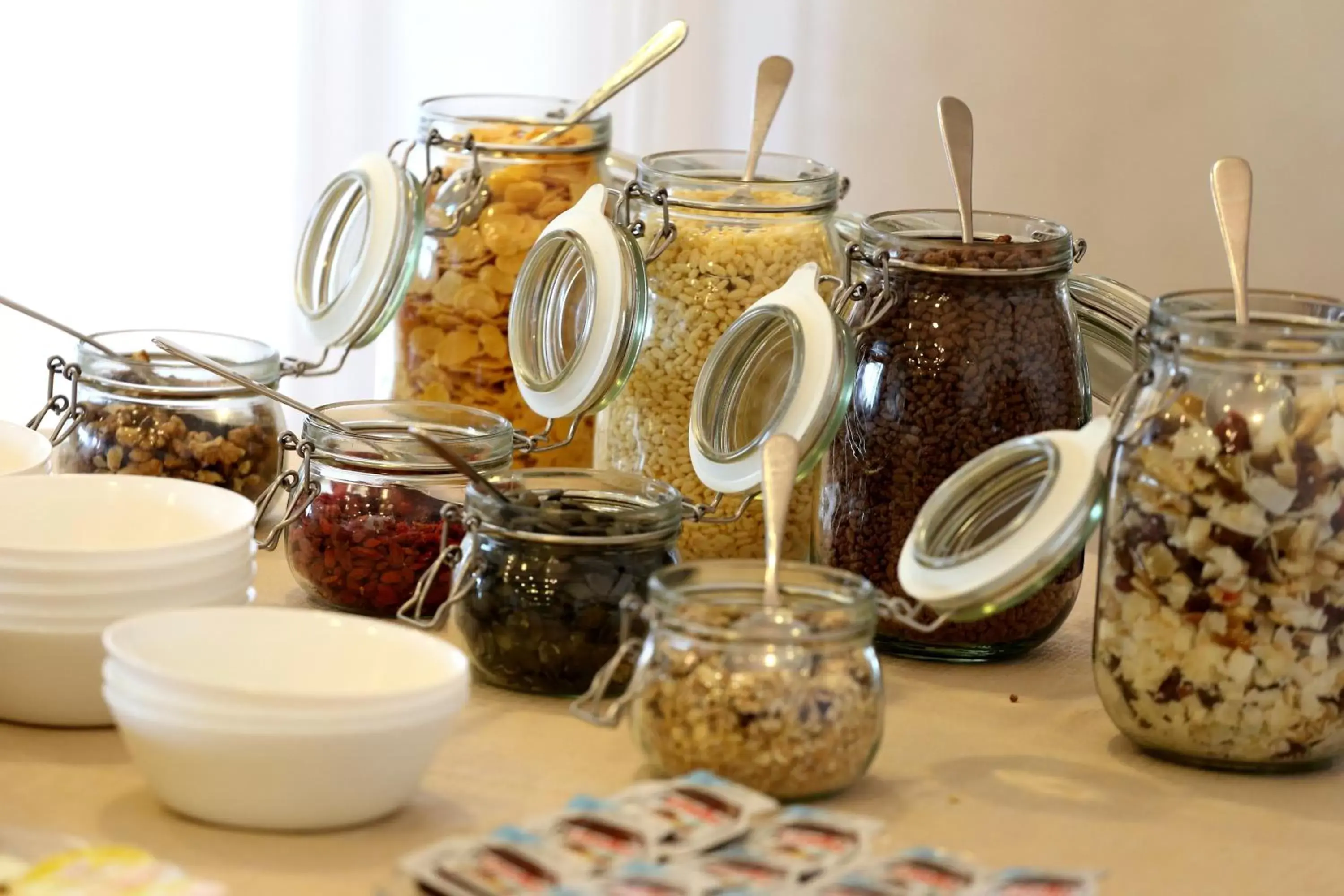 Continental breakfast in Hotel Du Soleil