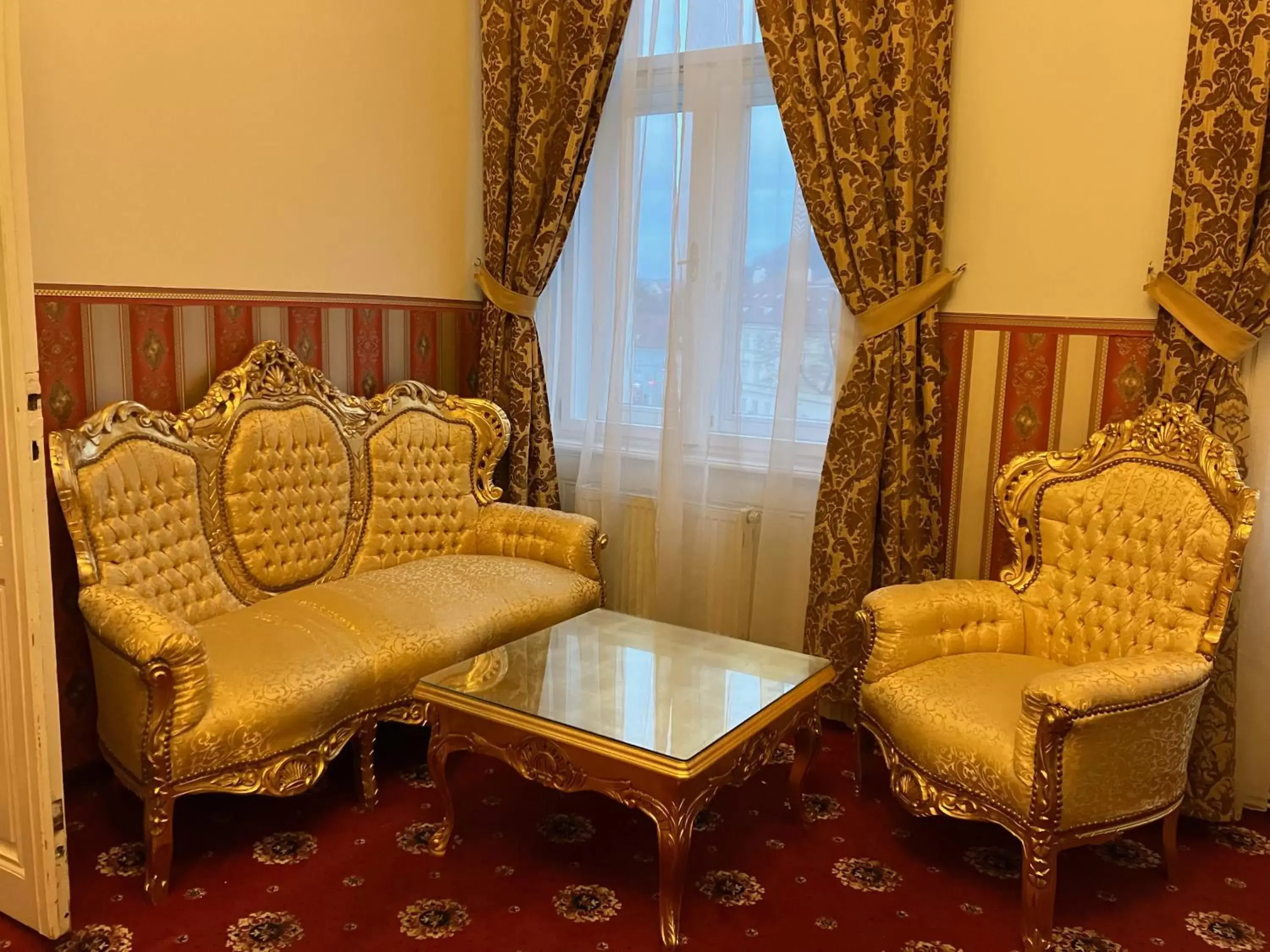 Seating Area in Hotel Klarinn Prague Castle