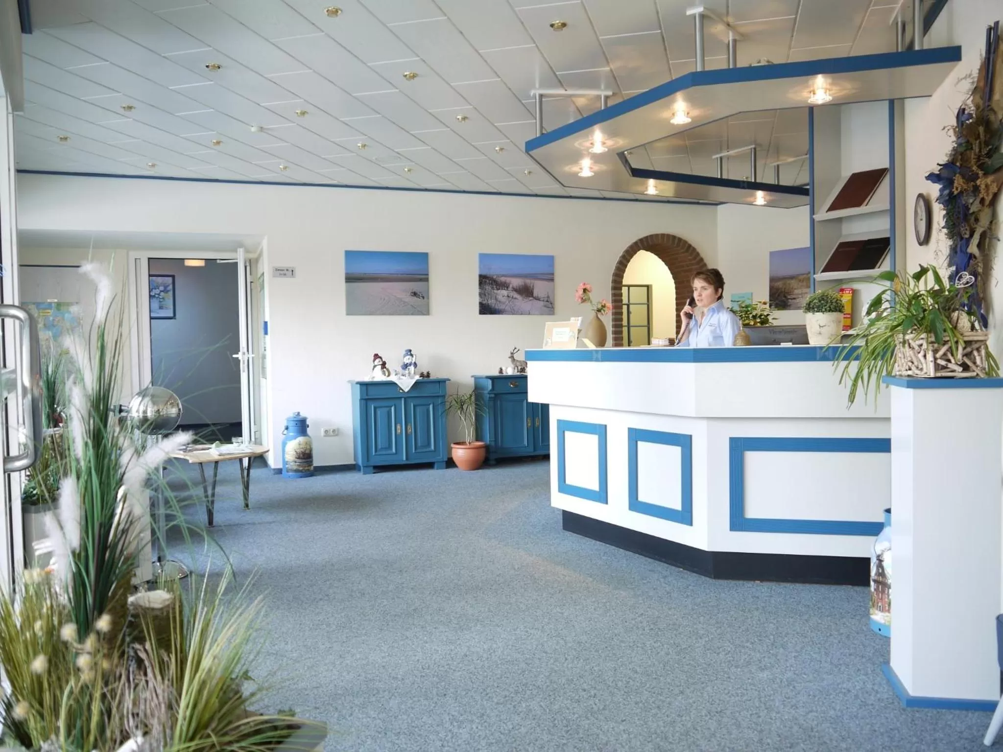 Lobby or reception in Hotel Friesische Wehde