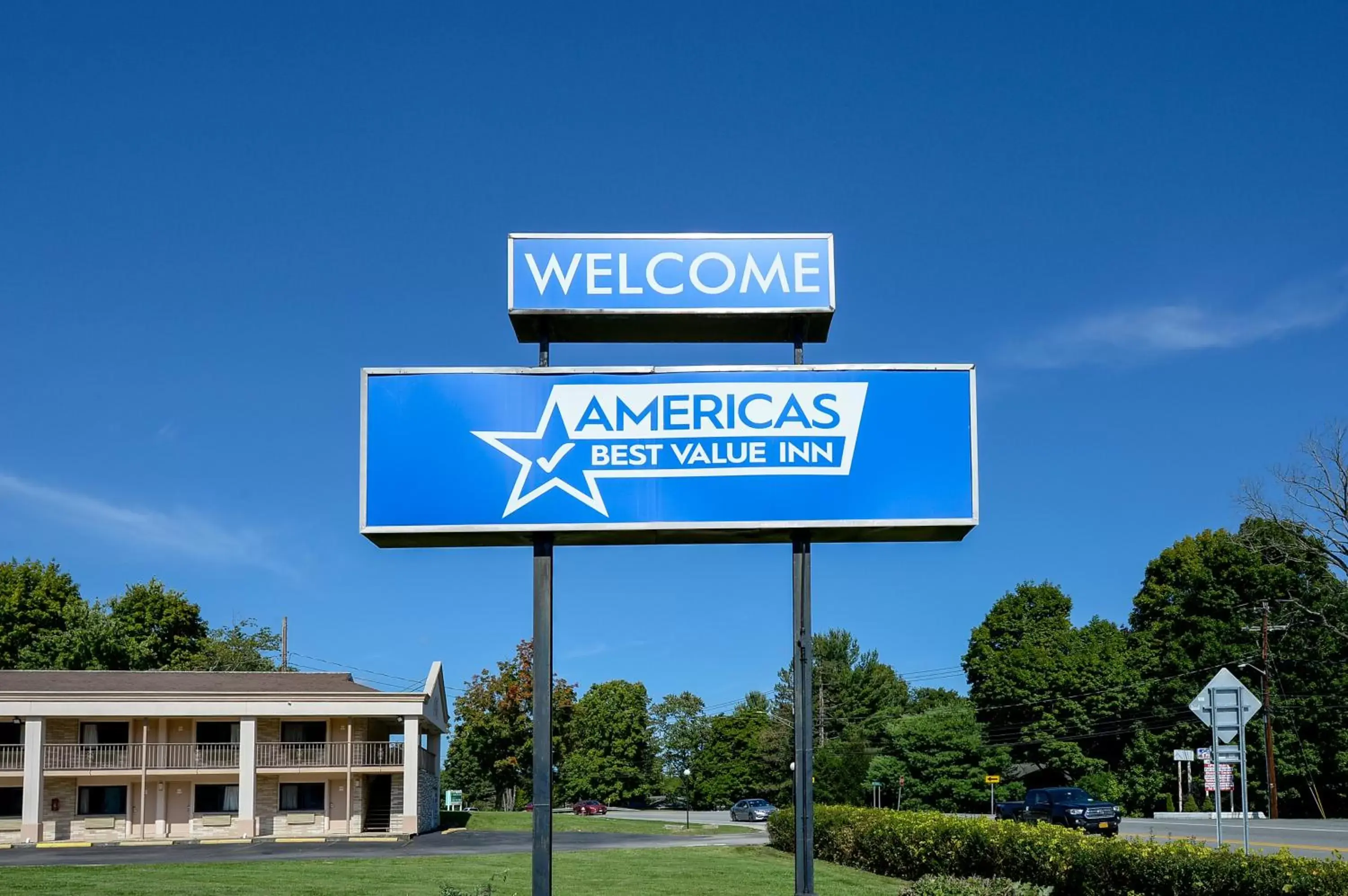 Property logo or sign in Americas Best Value Inn at Central Valley