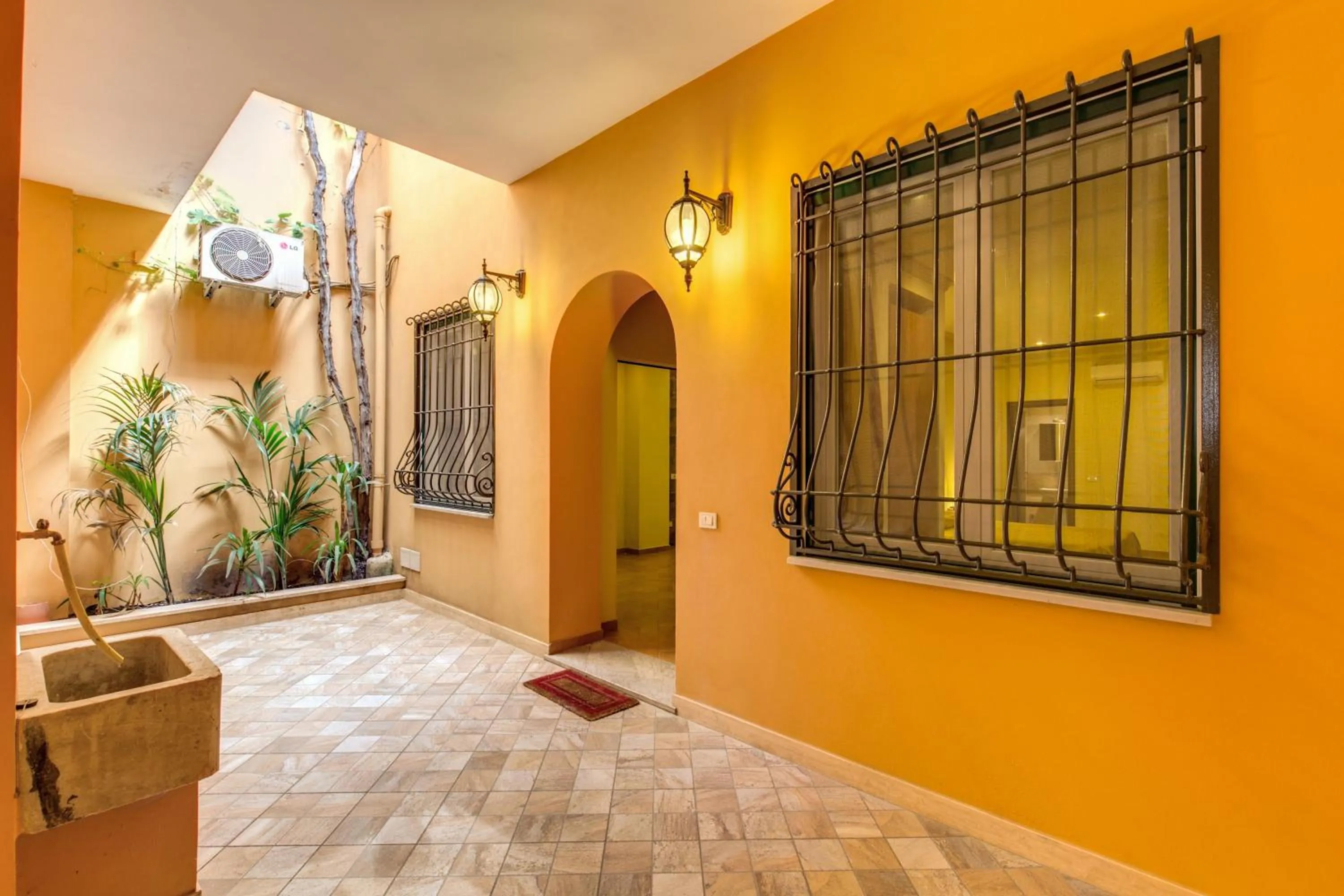 Garden view in Hotel Artorius