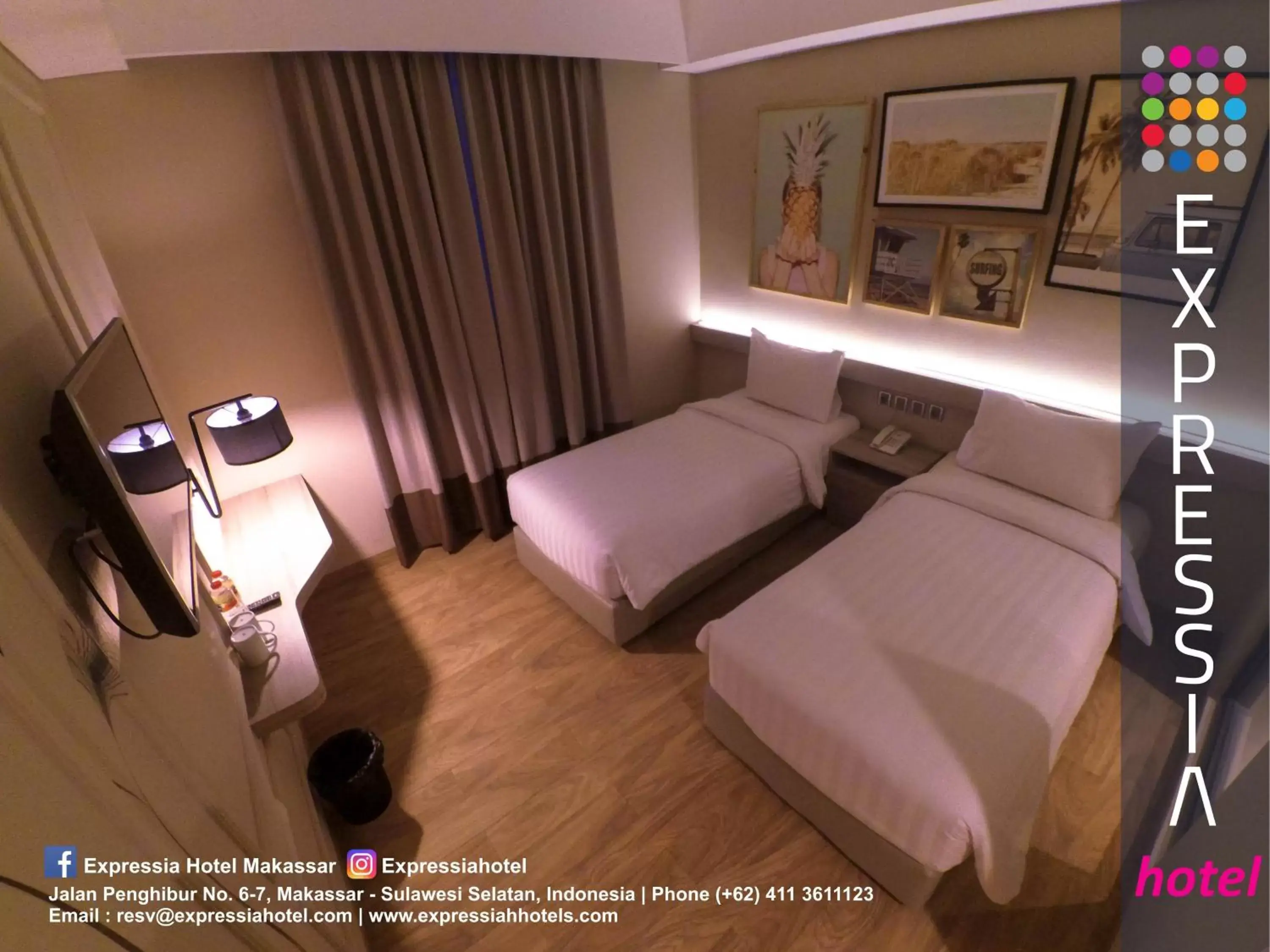 Bedroom, Bed in Expressia Hotel Makassar