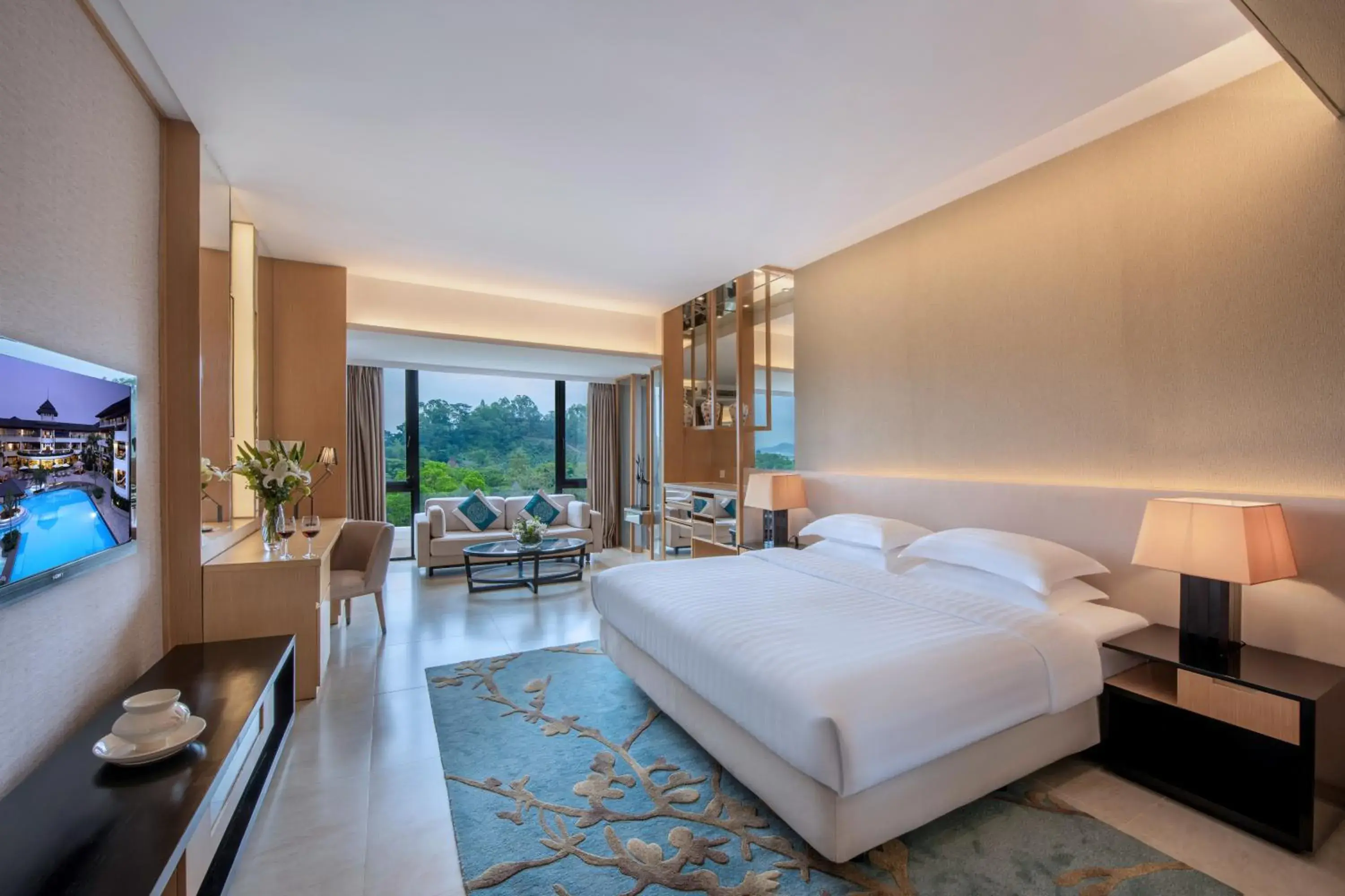 Bed in Mission Hills Hotel Resorts Shenzhen