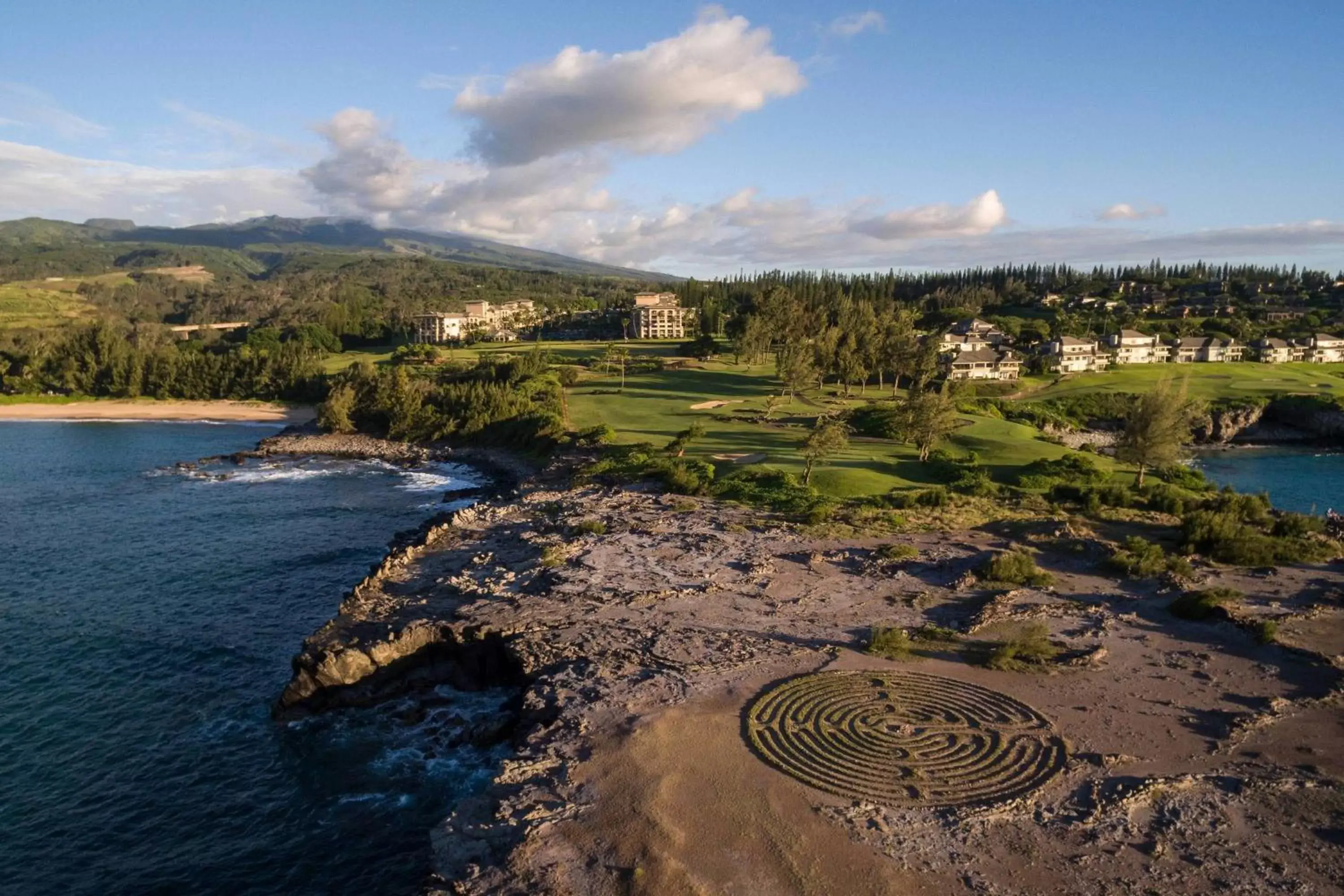 Property building, Bird's-eye View in The Ritz-Carlton Maui, Kapalua