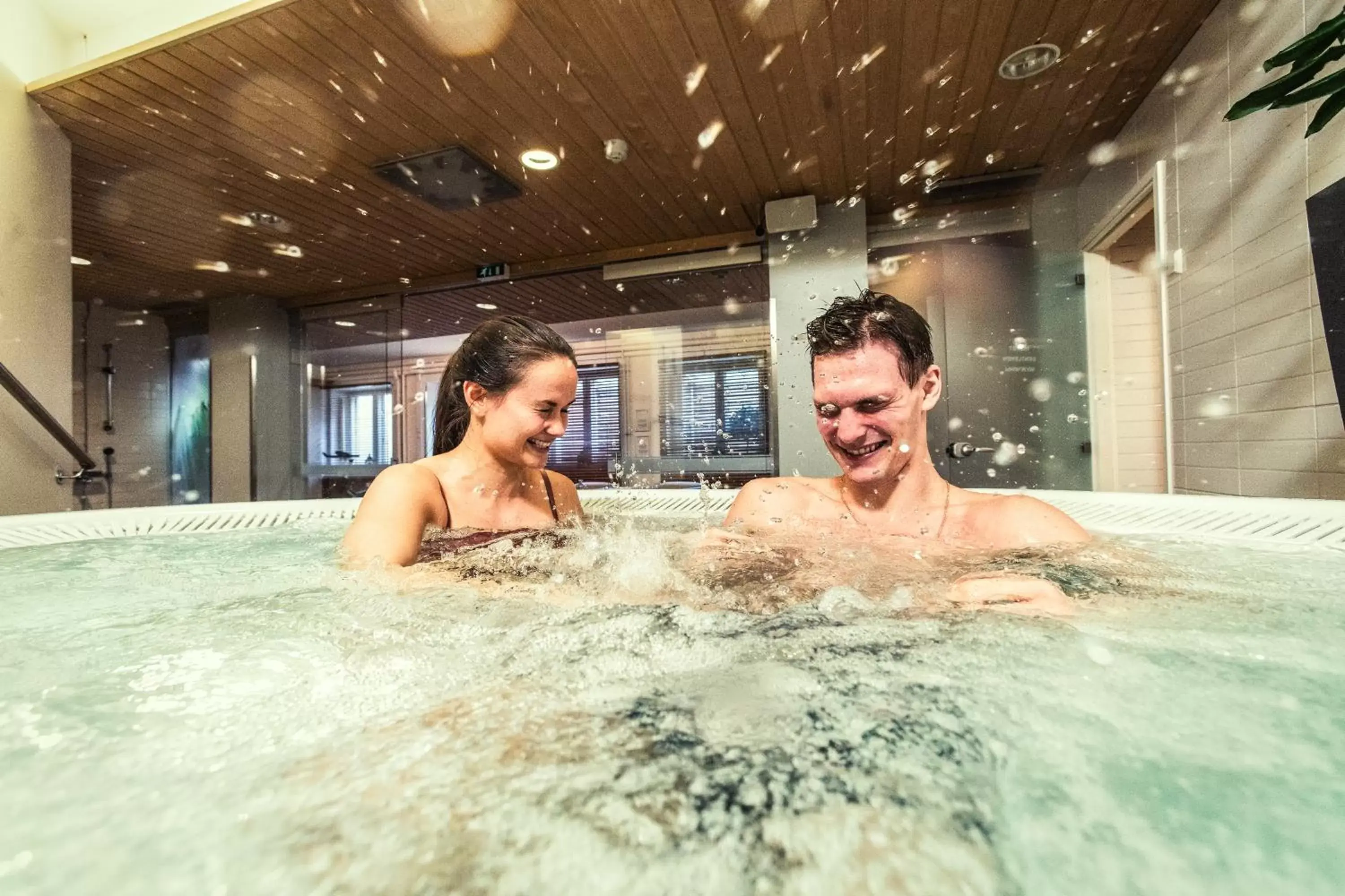 Hot Tub, Swimming Pool in Original Sokos Hotel Vaakuna Joensuu