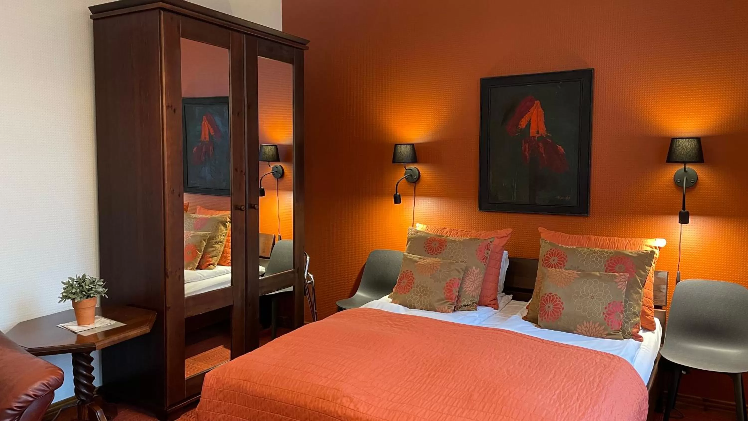 Bedroom, Bed in Hotel Vilhelmine