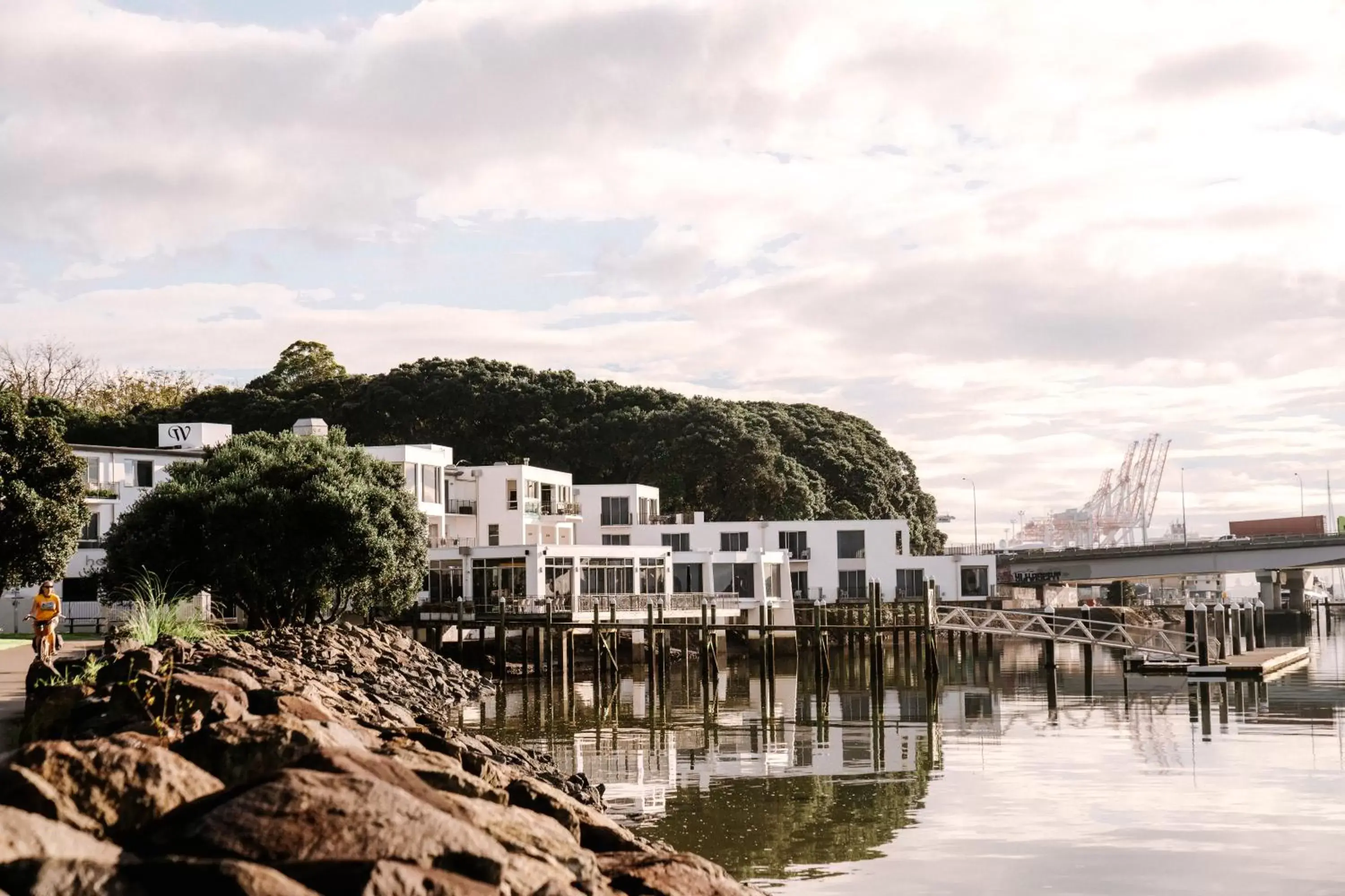 Property building, Winter in Trinity Wharf Tauranga