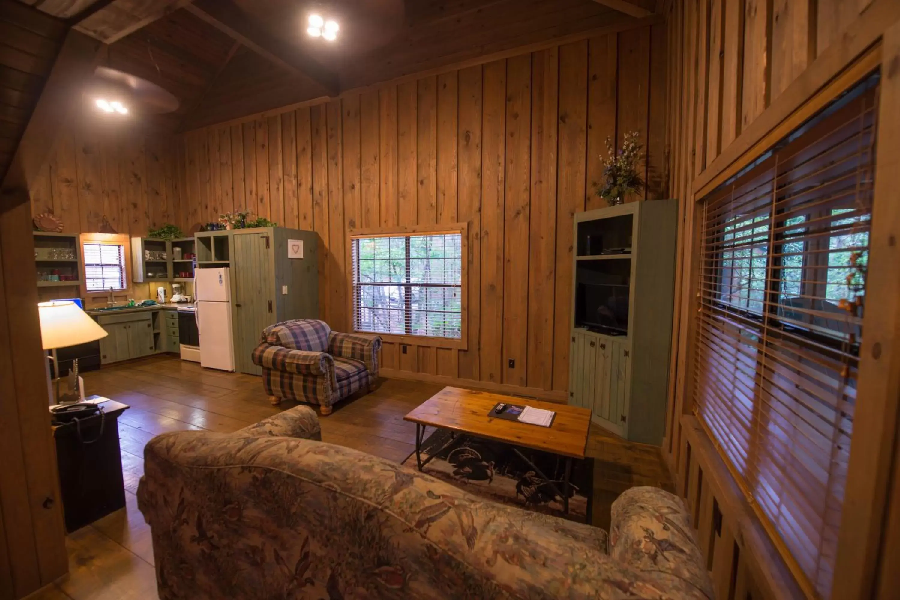 Living room, Lounge/Bar in Cabins at Green Mountain, Trademark Collection by Wyndham