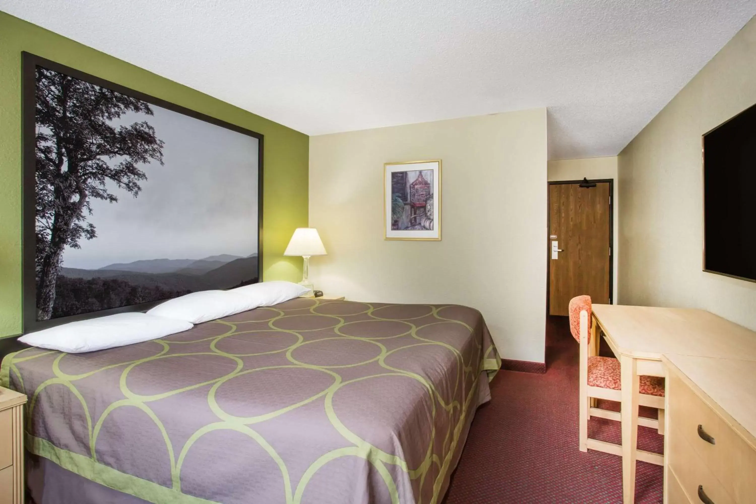 King Room - Disability Access/Non-Smoking in Super 8 by Wyndham Salem VA