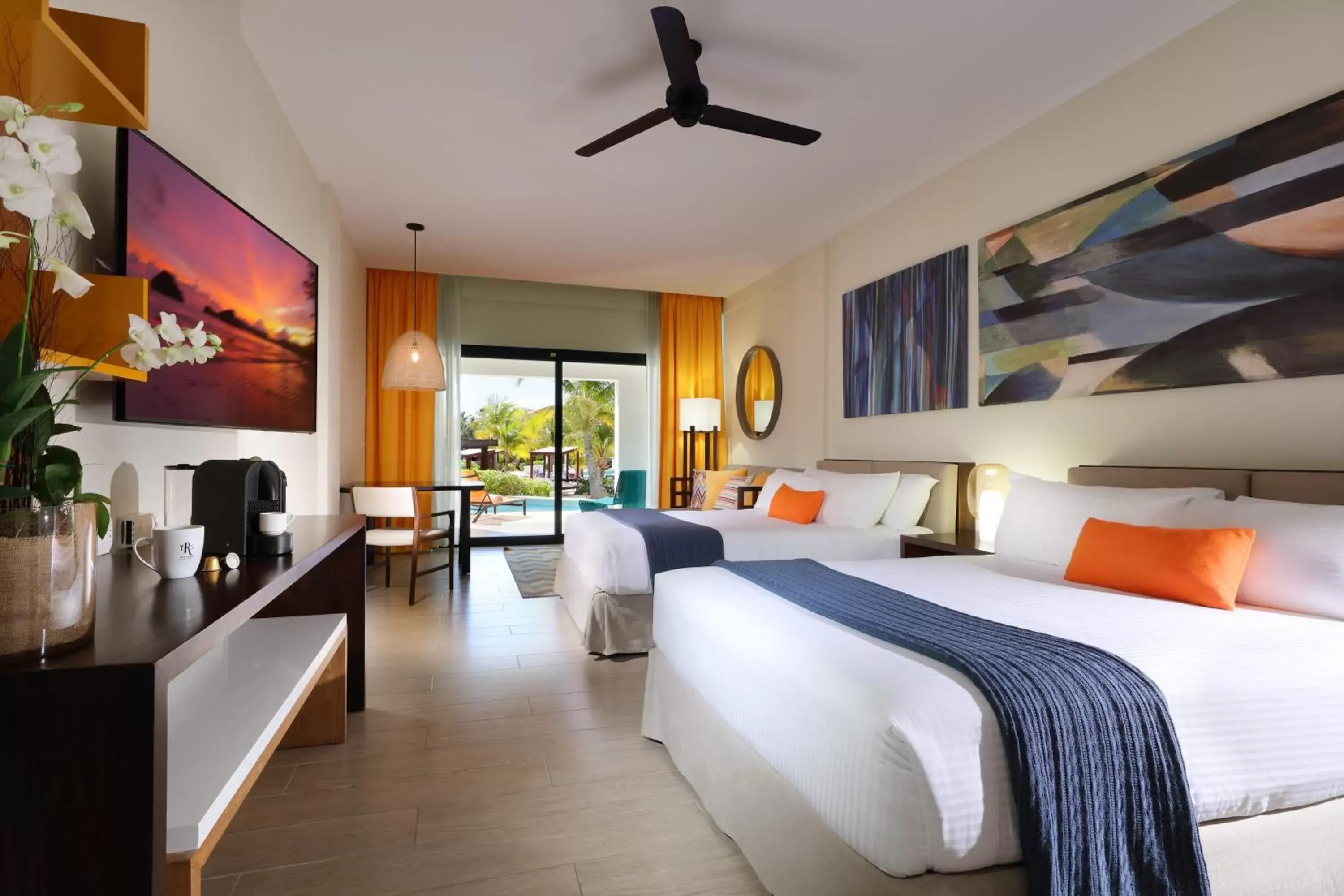 Bed in TRS Cap Cana Waterfront & Marina Hotel - Adults Only