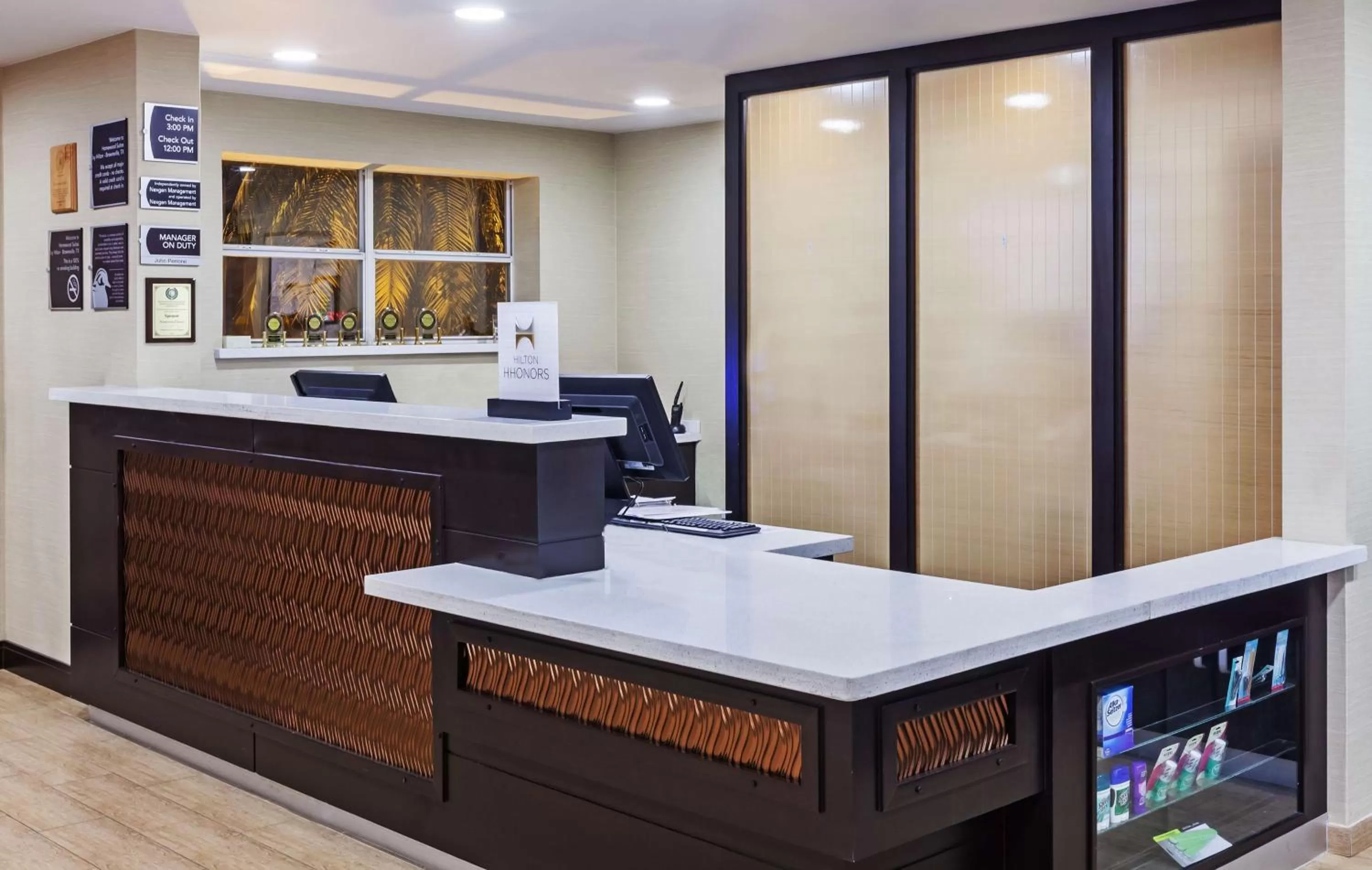 Lobby or reception in Homewood Suites by Hilton Brownsville