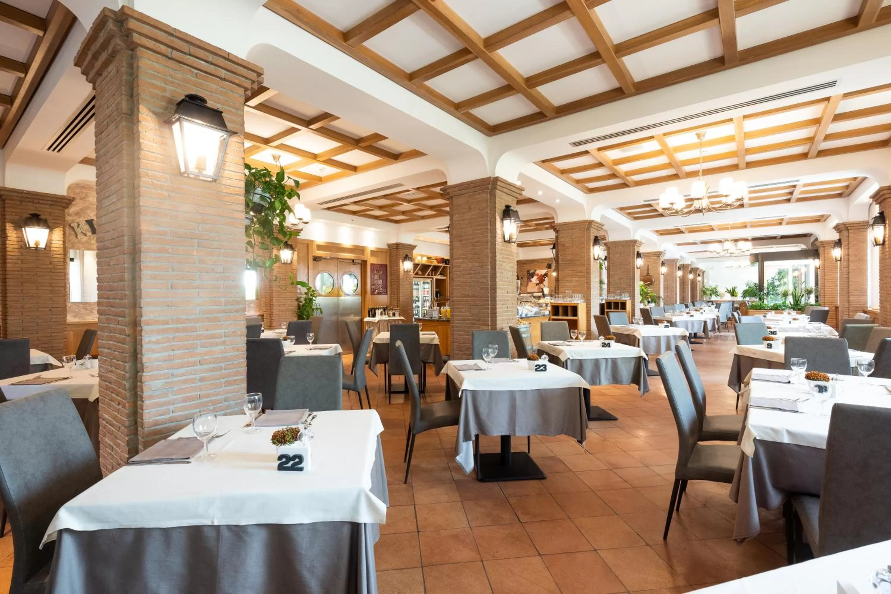 American breakfast in Hotel Bologna Airport