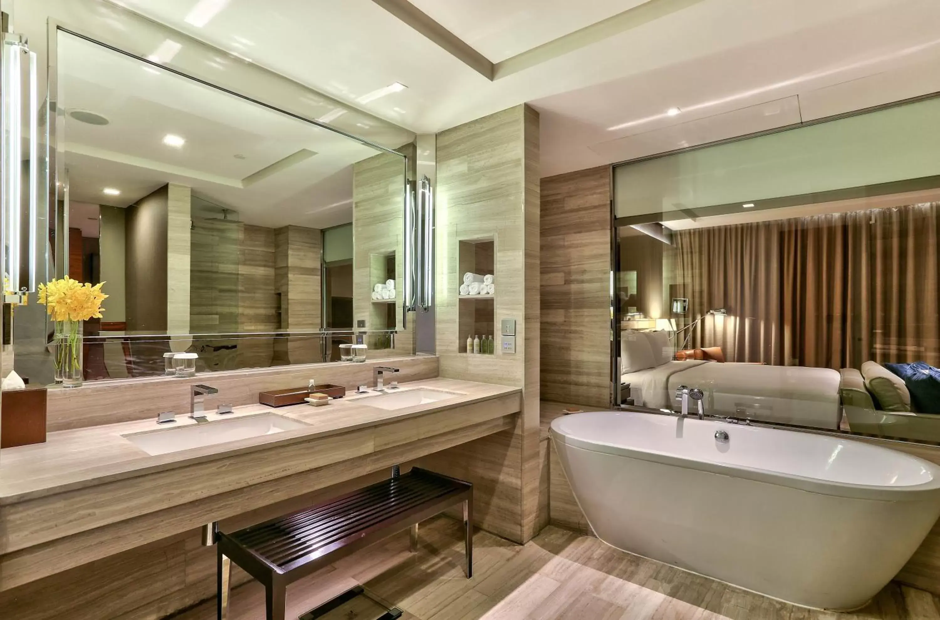 Bathroom in Hilton Sukhumvit Bangkok