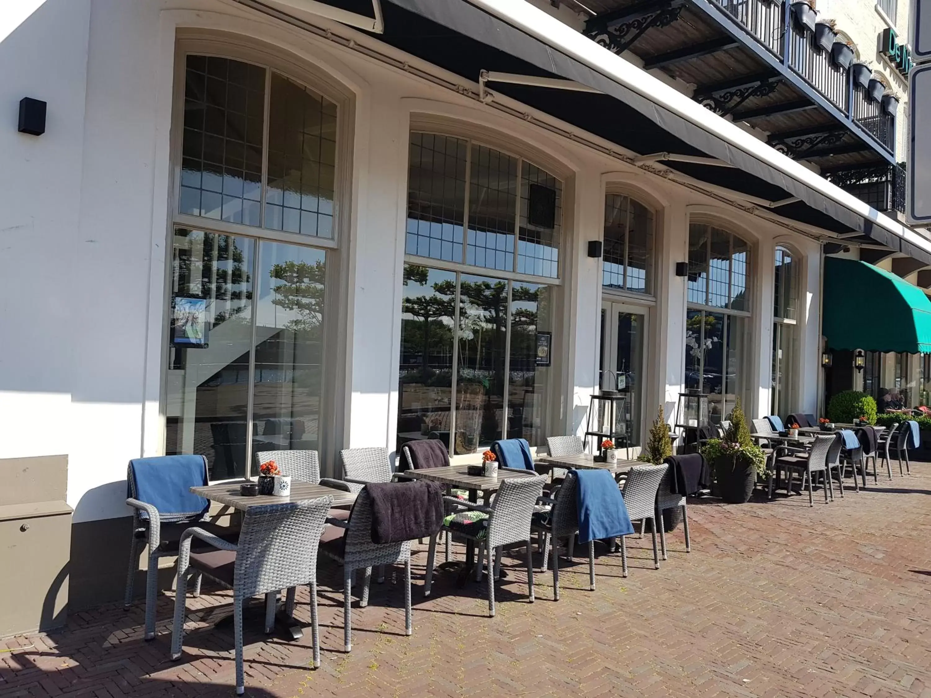 Balcony/Terrace, Restaurant/Places to Eat in Fletcher Hotel-Restaurant Middelburg