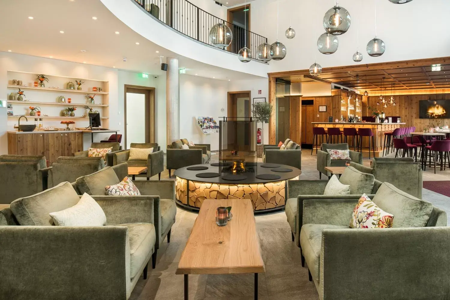 Lobby or reception, Lounge/Bar in Hotel Obermaier