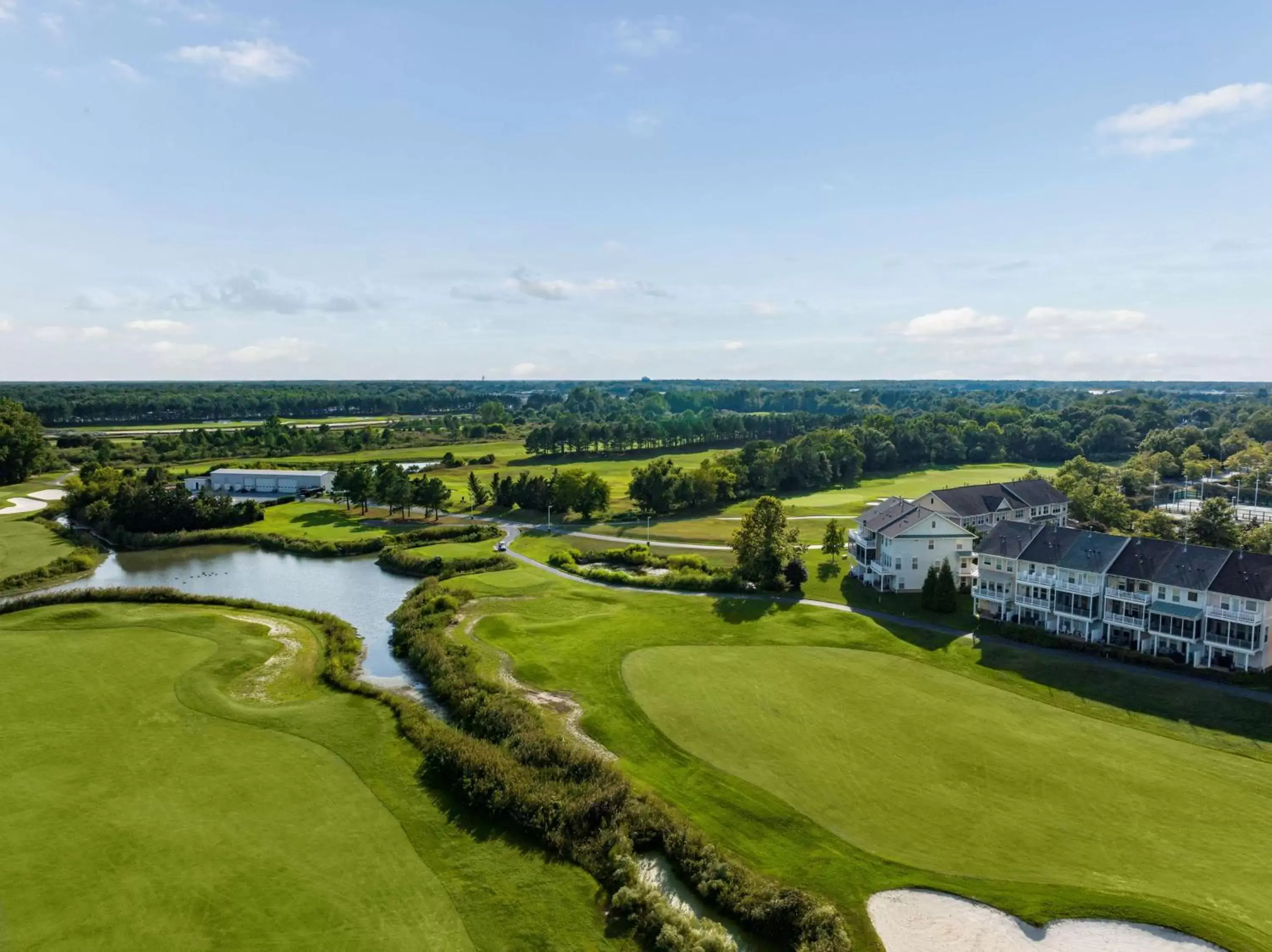 Golfcourse, Bird's-eye View in Hyatt Regency Chesapeake Bay Golf Resort, Spa & Marina