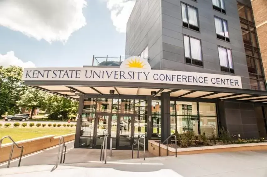 Facade/entrance in Kent State University Hotel and Conference Center