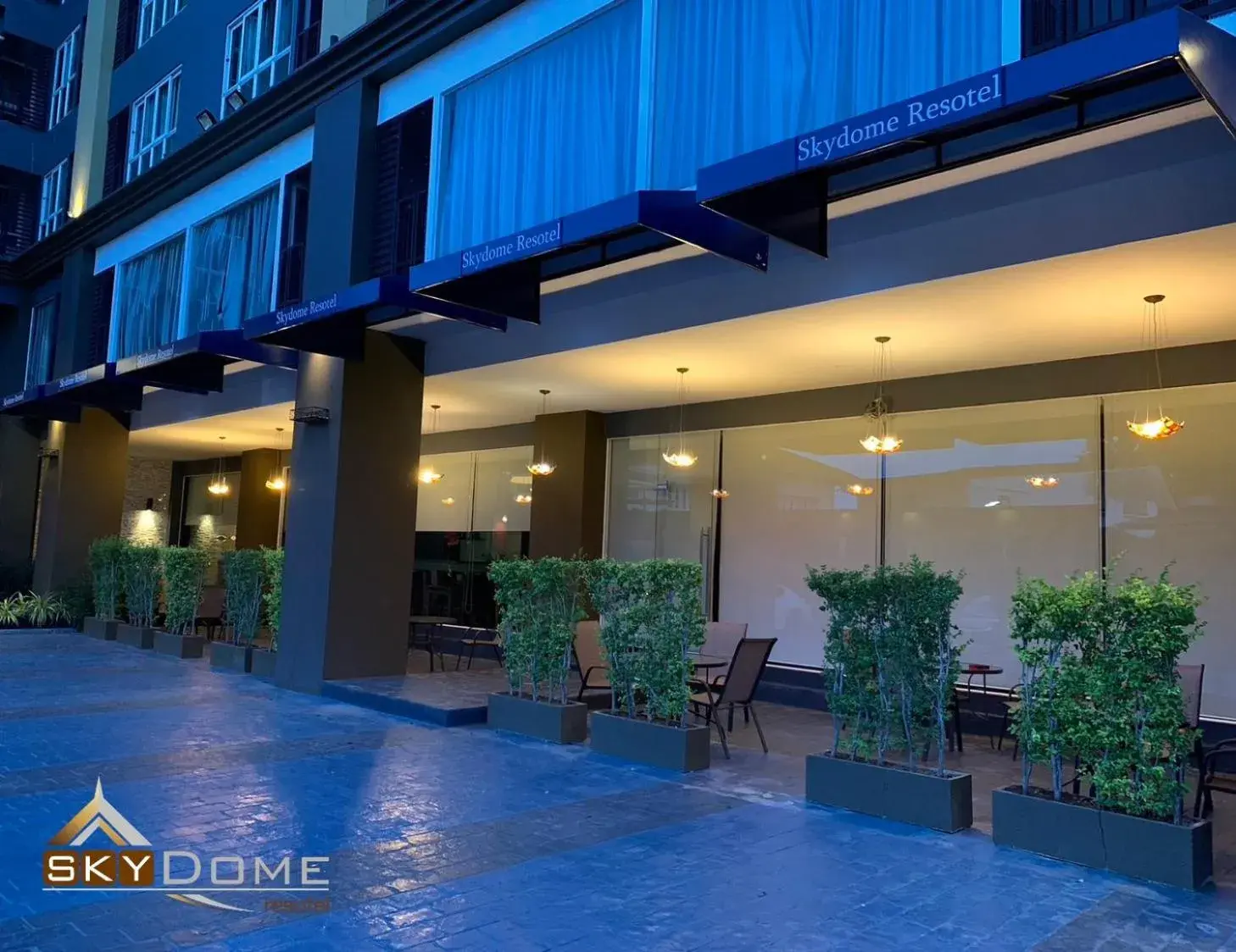 Property building, Swimming Pool in Sky Dome Resotel